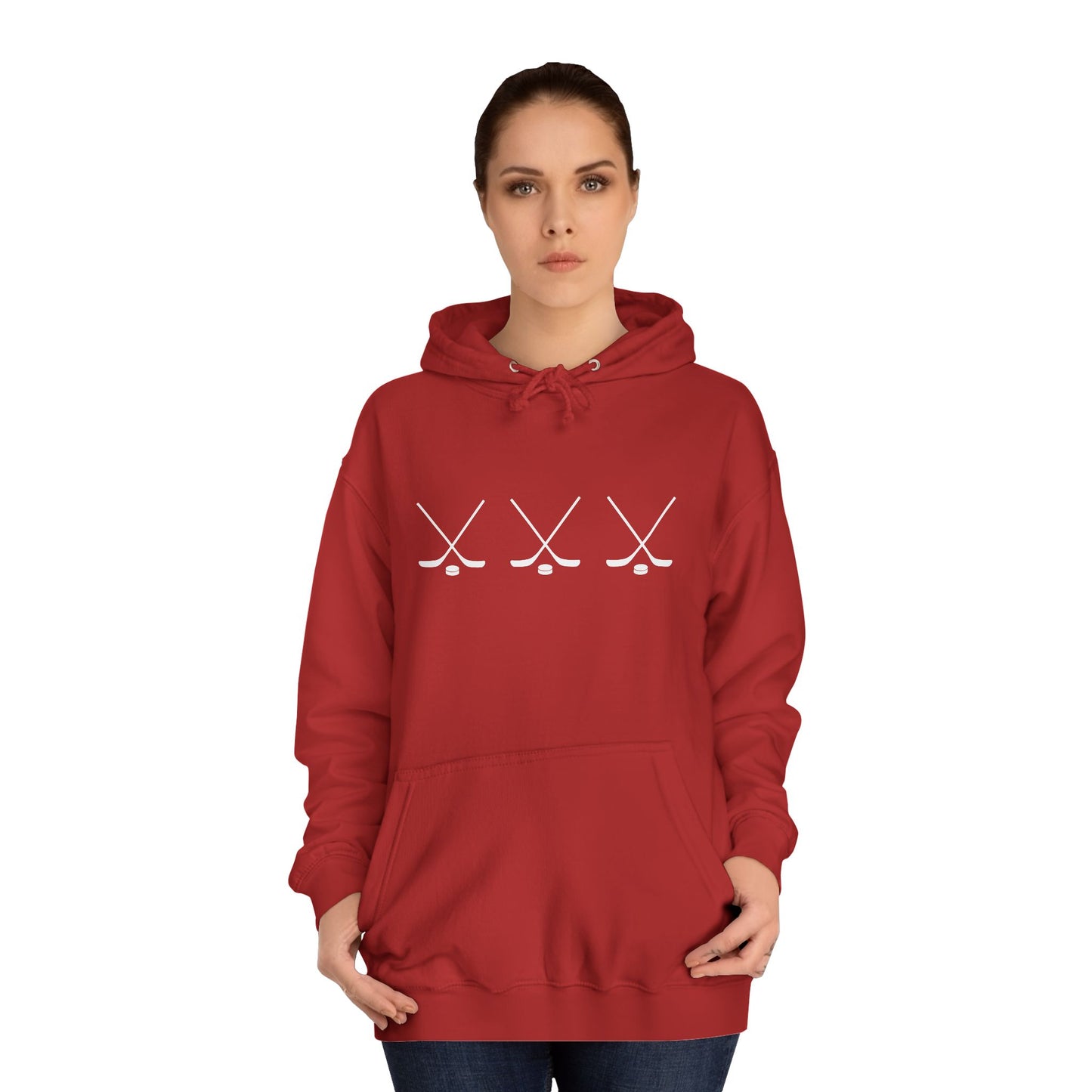 Hockey Sticks Unisex College Hoodie