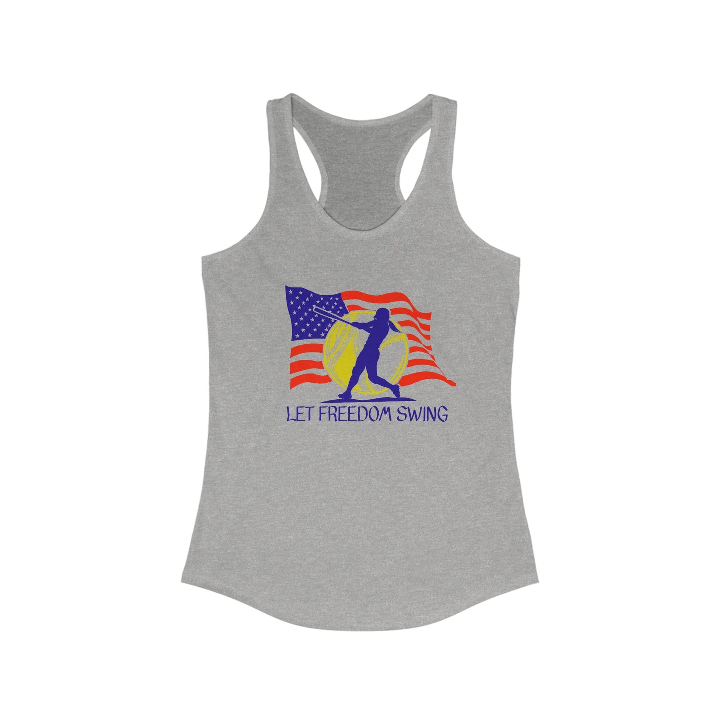 Let Freedom Swing Women's Ideal Racerback Tank
