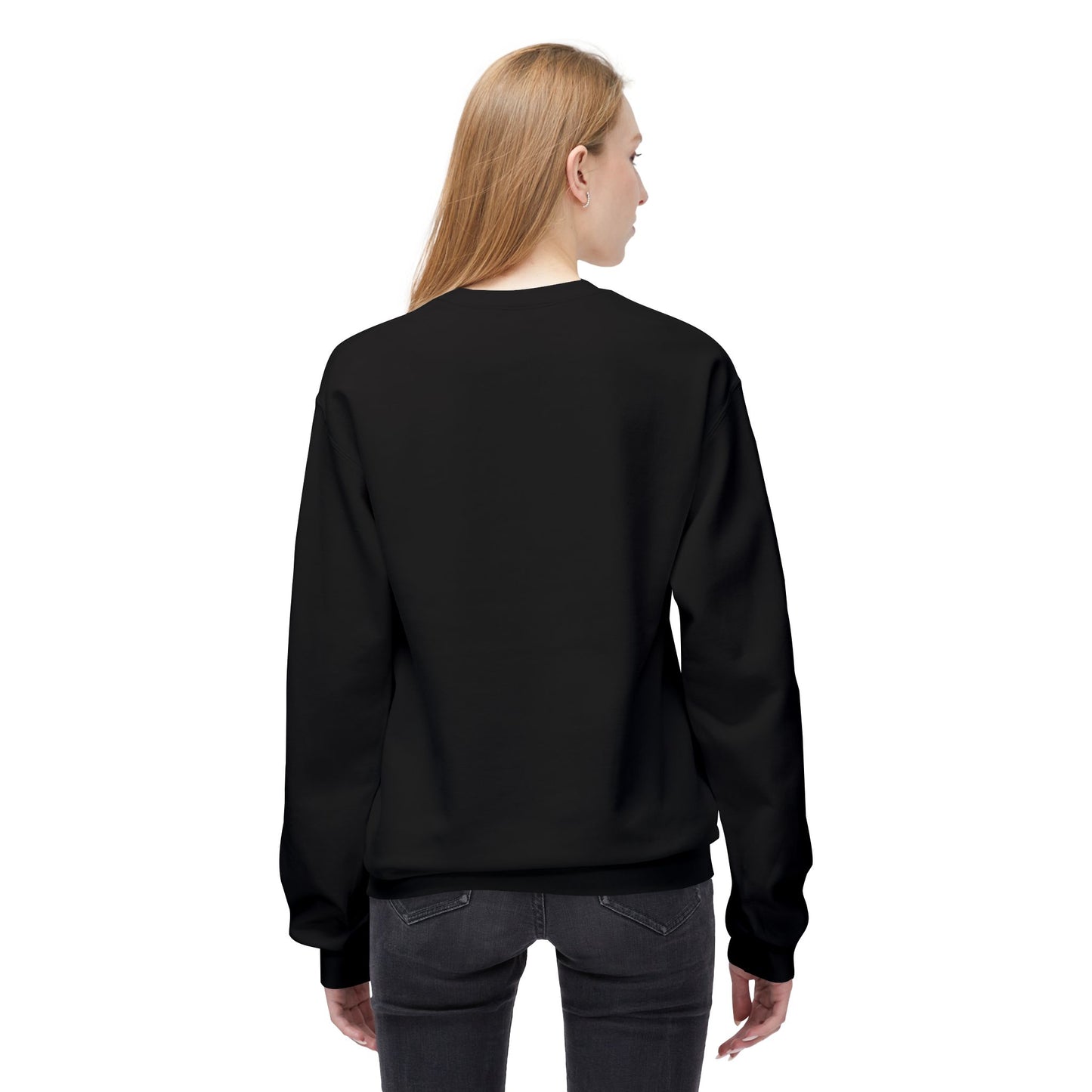 Cheer Mom blue and green Unisex Midweight Softstyle Fleece Crewneck Sweatshirt