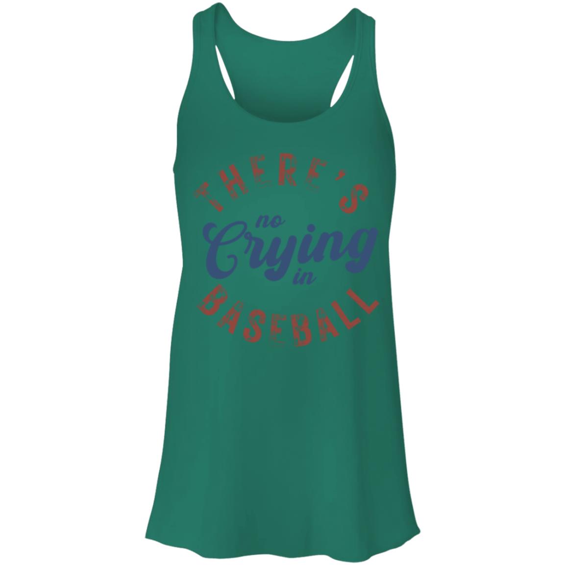 There's no Crying in Baseball B8800 Flowy Racerback Tank