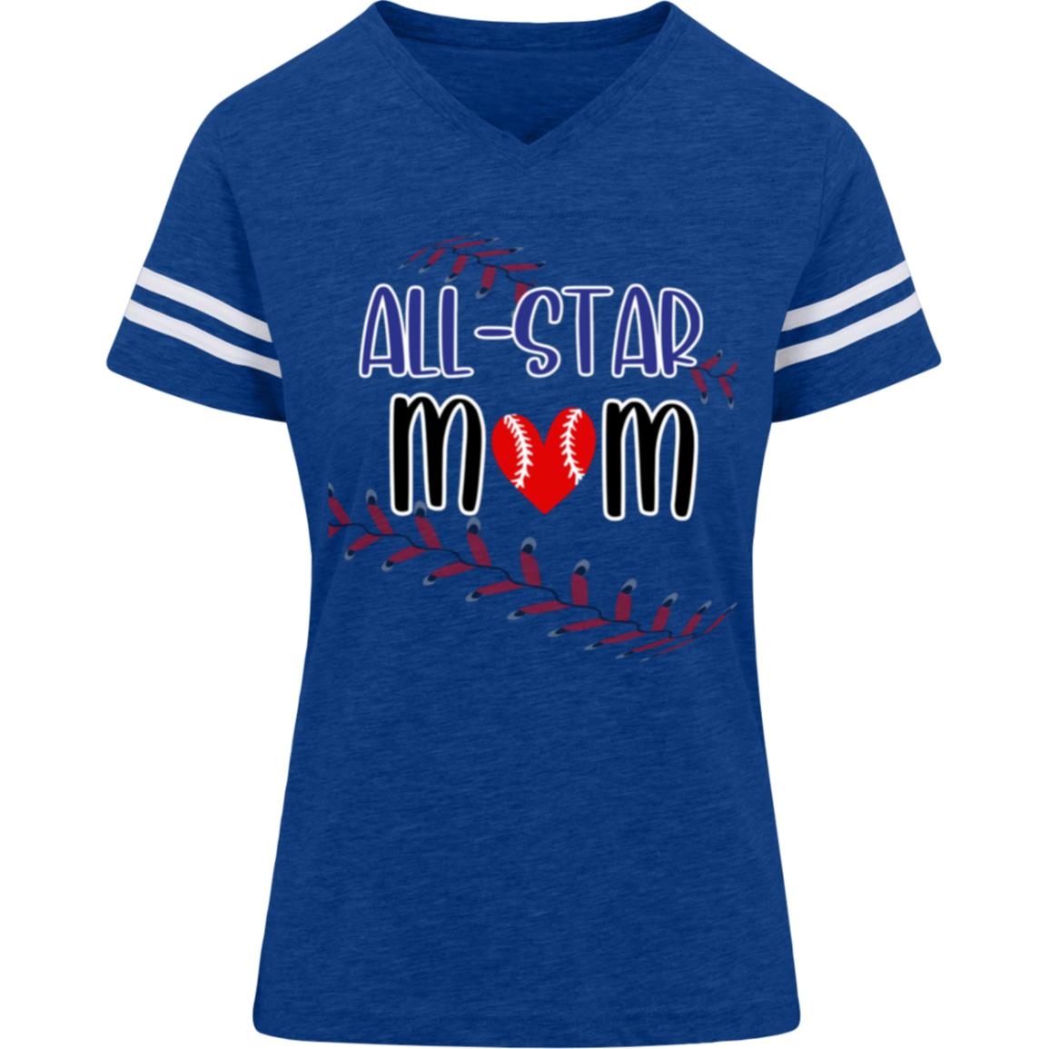 All-Star Mom 3537 LAT Womens Football Tee