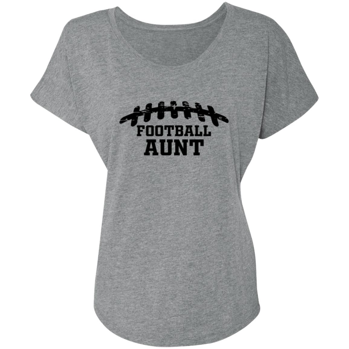 Football Aunt NL6760 Ladies' Triblend Dolman Sleeve