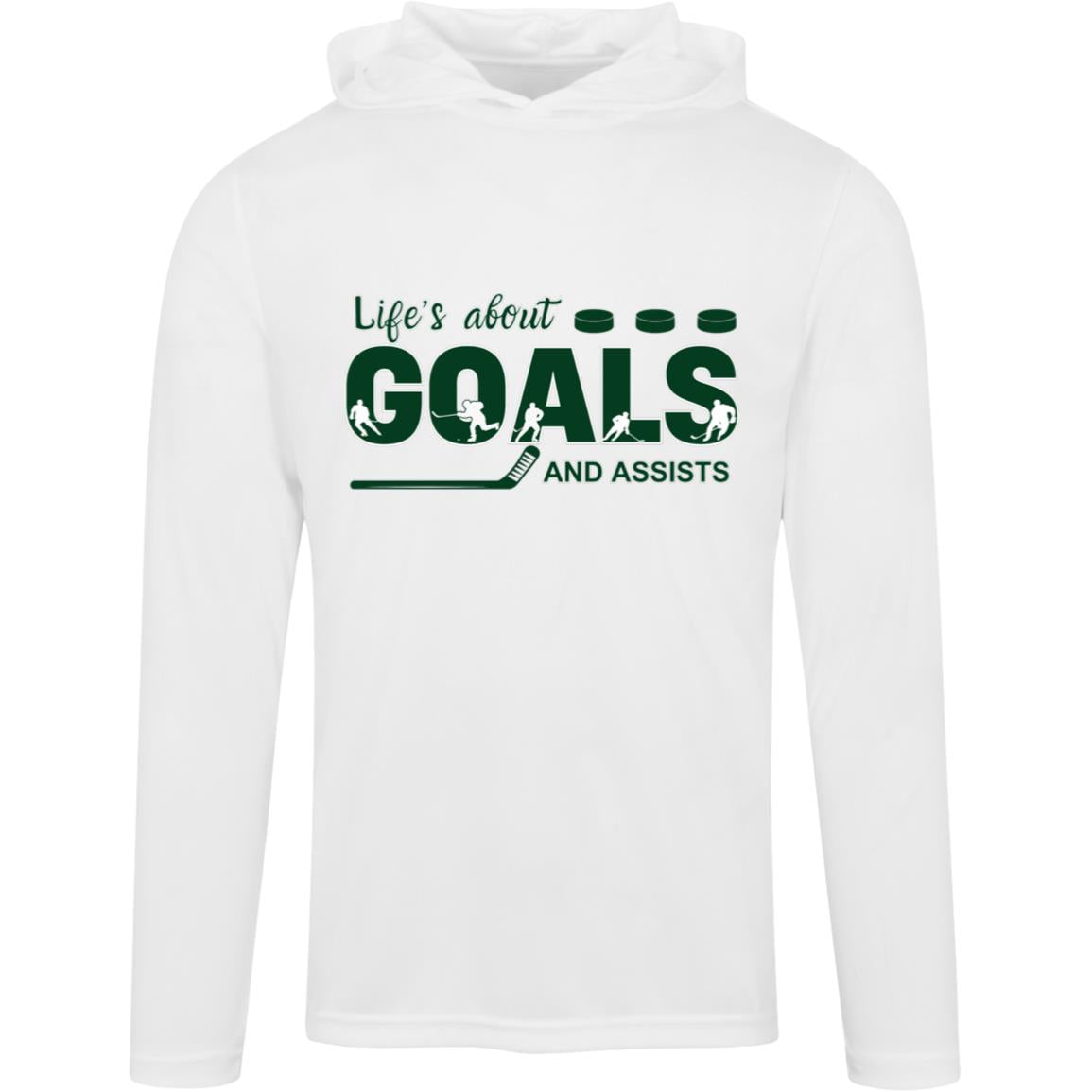 Goals and Assists TT41 Team 365 Mens Zone Hooded Tee