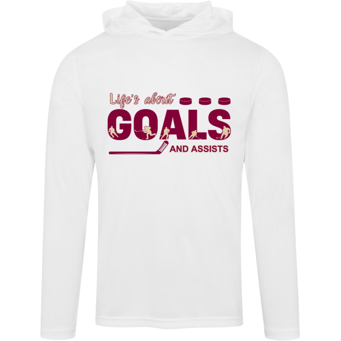 Goals and Assists TT41 Team 365 Mens Zone Hooded Tee