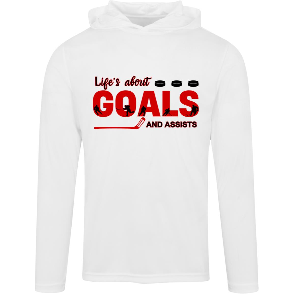 Goals and Assists TT41 Team 365 Mens Zone Hooded Tee