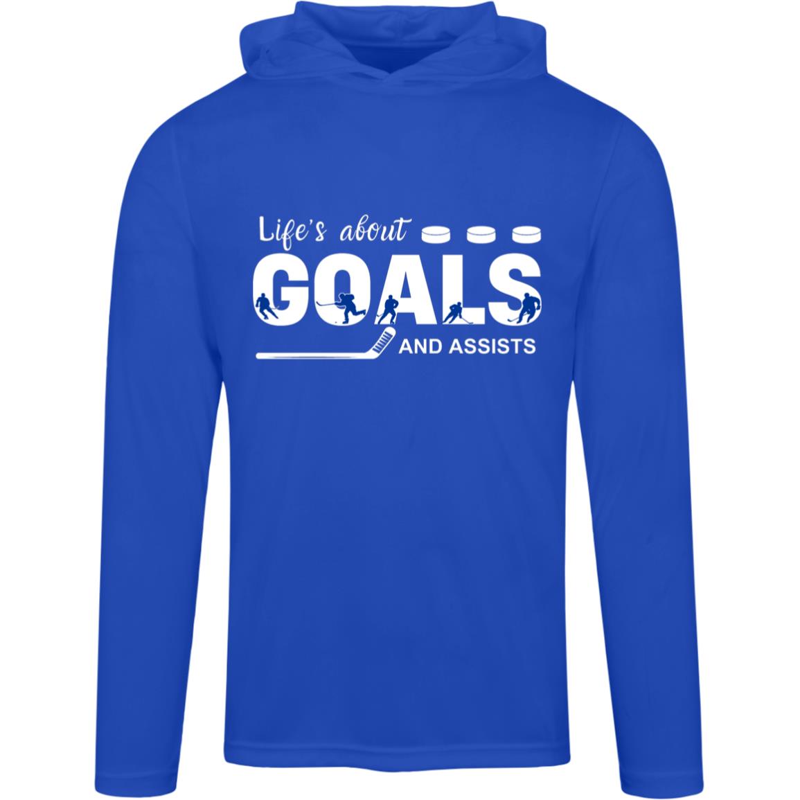 Goals and Assists TT41 Team 365 Mens Zone Hooded Tee