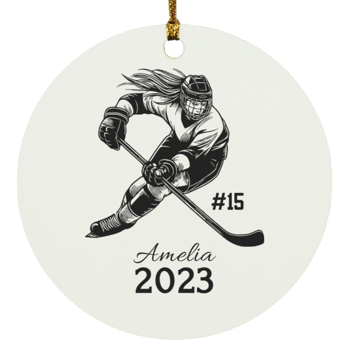 Hockey Ornament