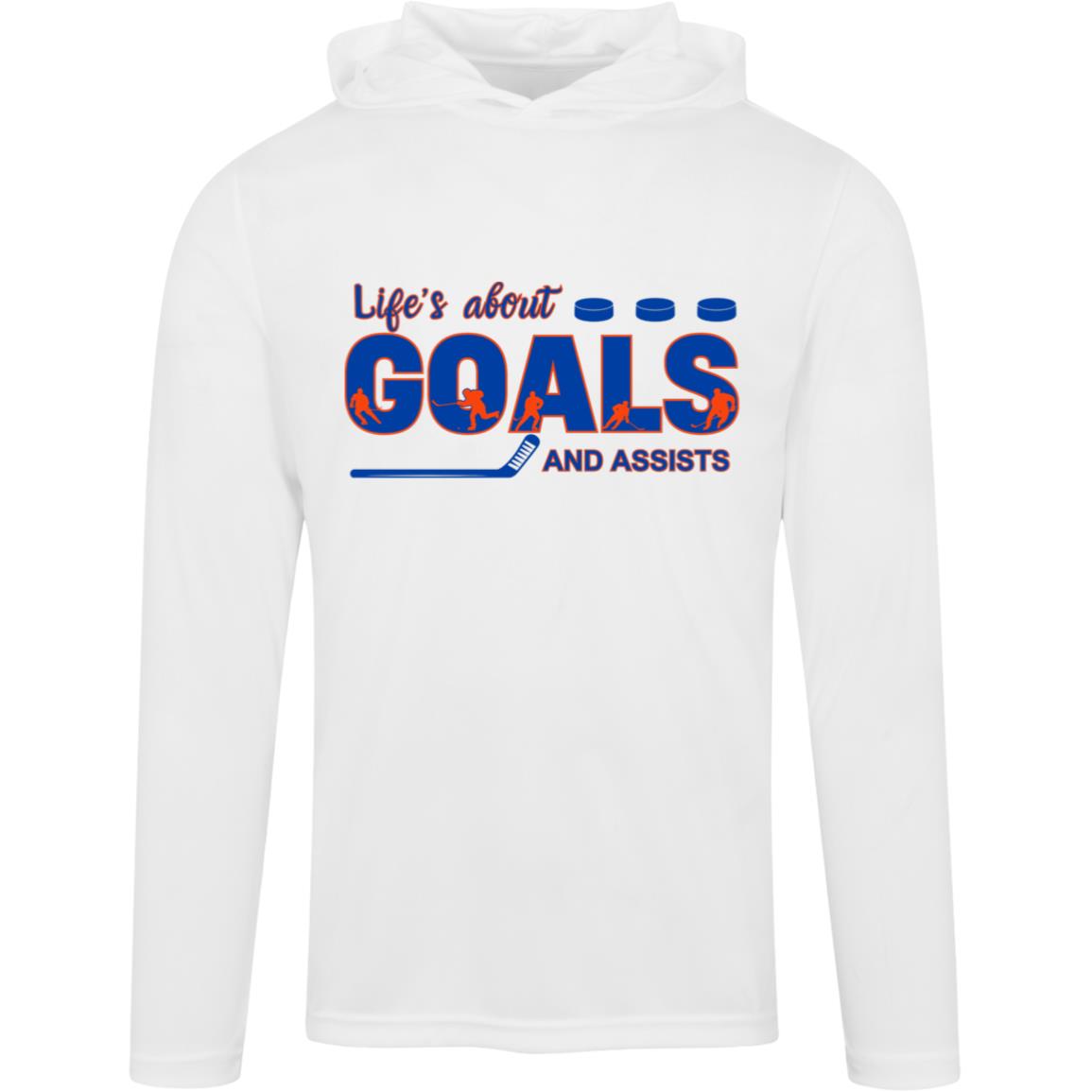 Goals and Assists TT41 Team 365 Mens Zone Hooded Tee