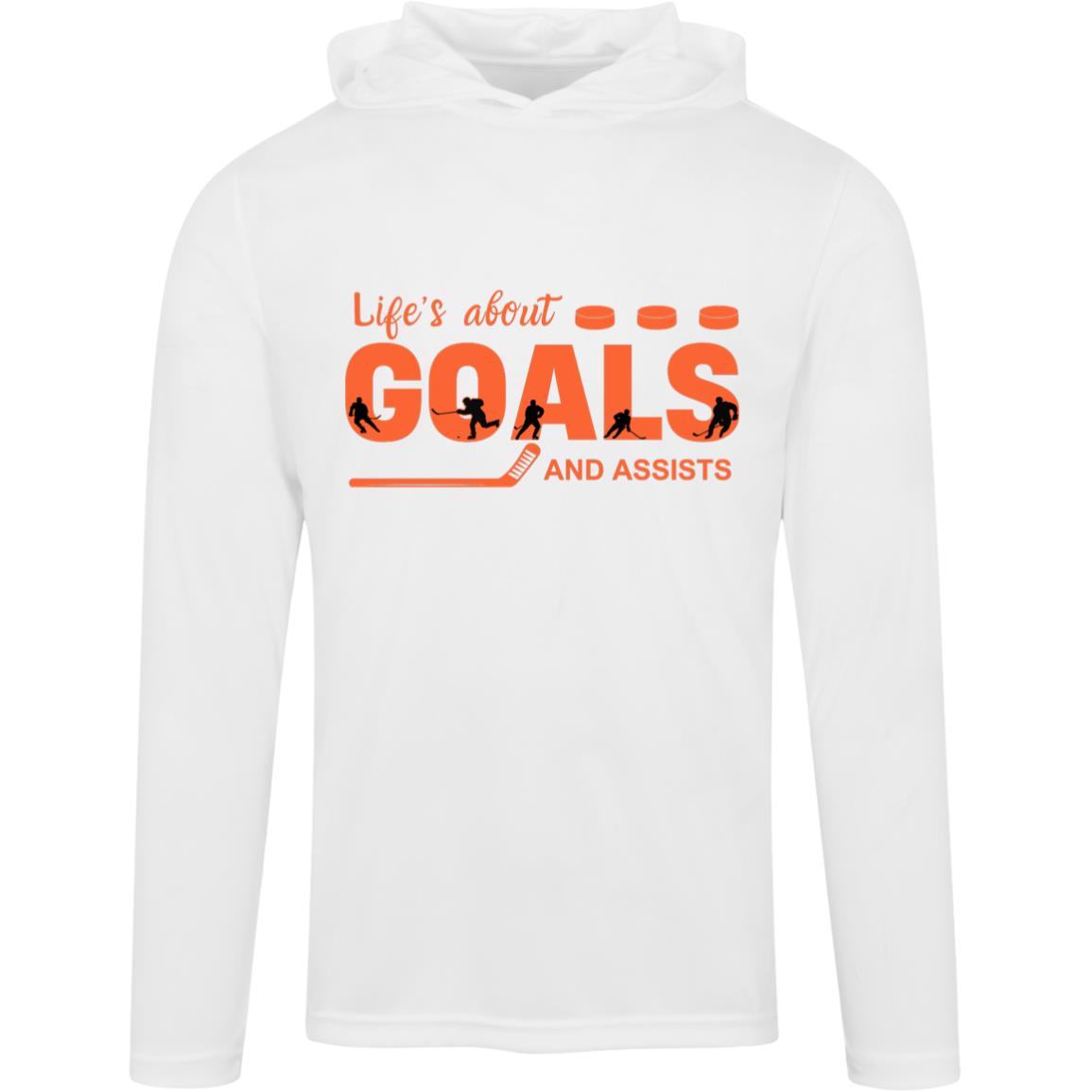 Goals and Assists TT41 Team 365 Mens Zone Hooded Tee