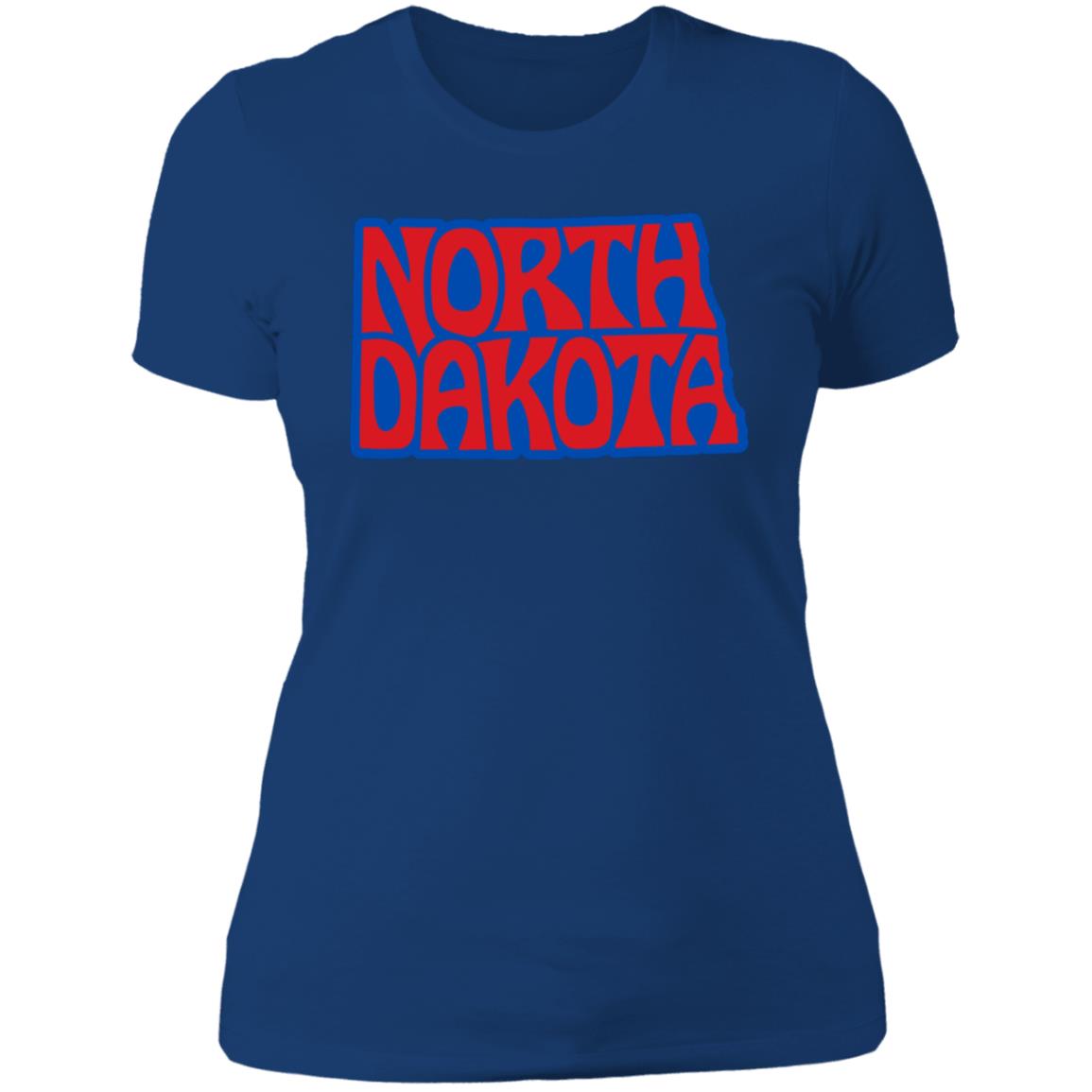 North Dakota State Shape NL3900 Ladies' Boyfriend T-Shirt