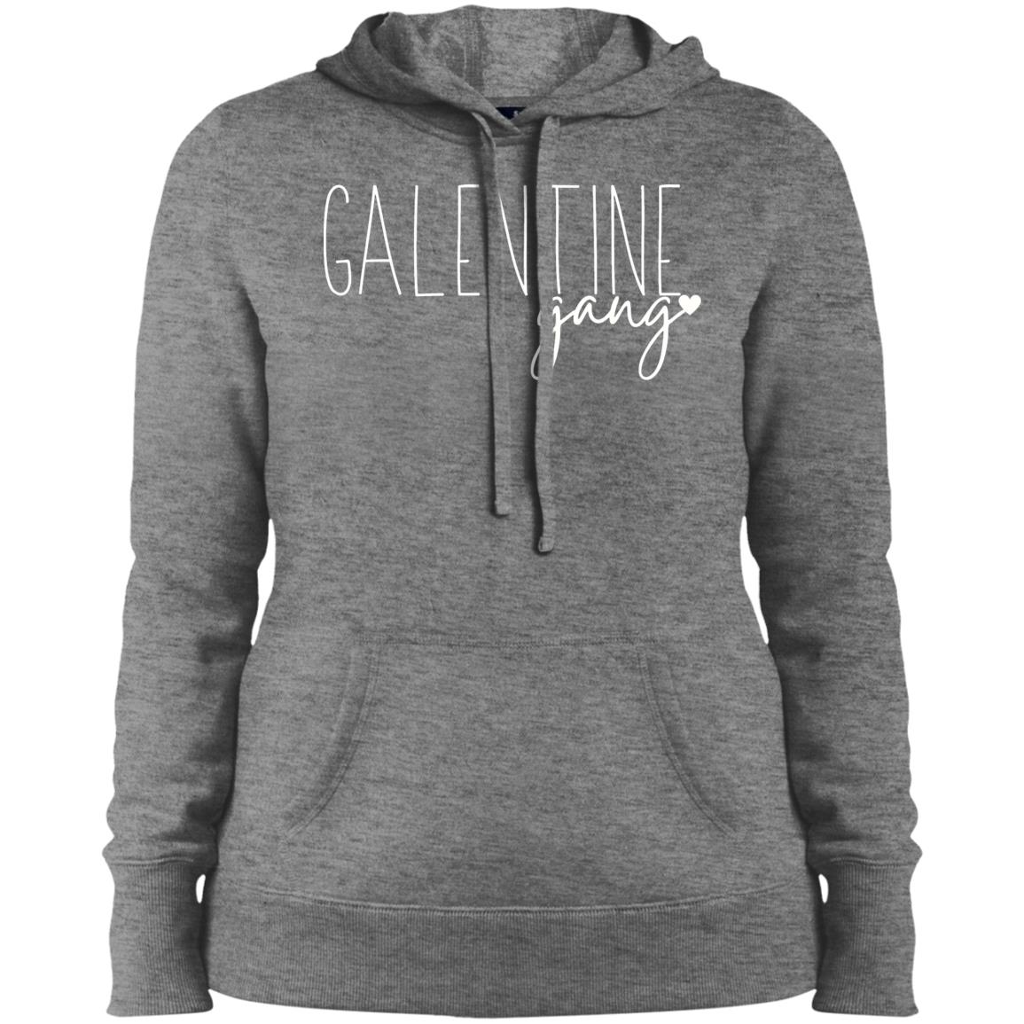 Galentine Gang Ladies' Pullover Hooded Sweatshirt