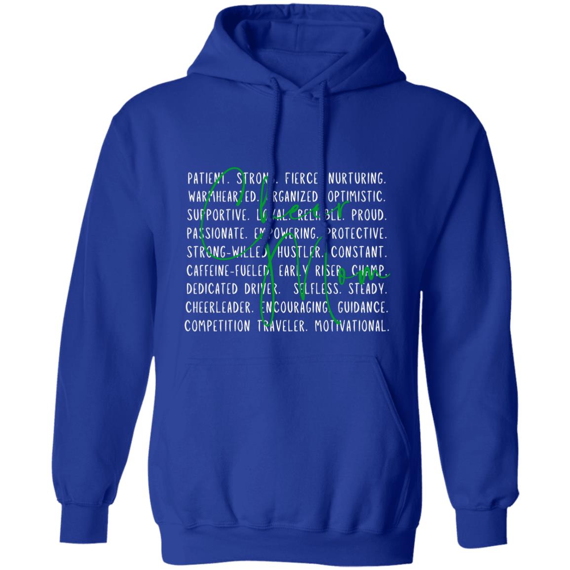 Cheer Mom Qualities G185 Gildan Pullover Hoodie