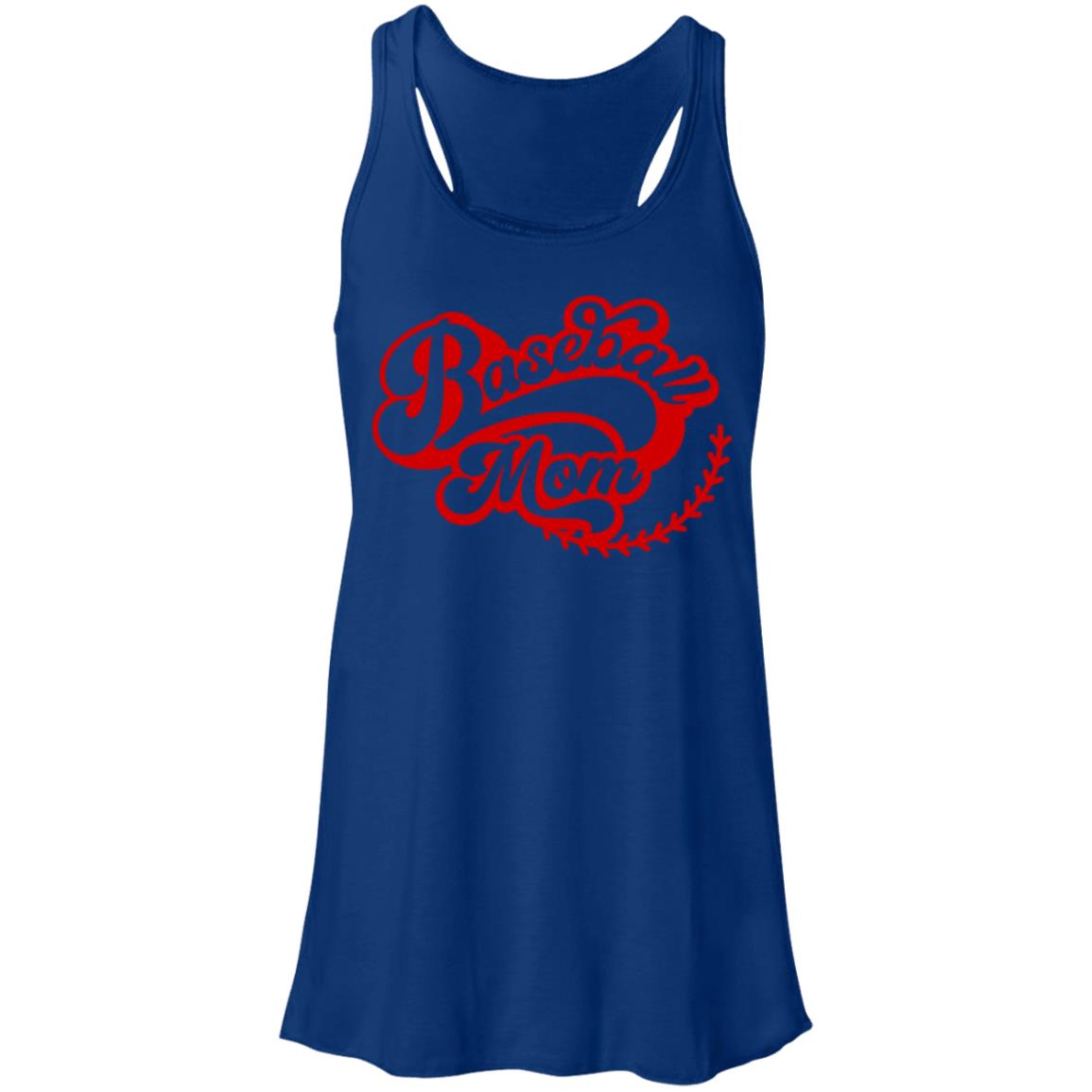 Baseball Mom Design B8800 Flowy Racerback Tank
