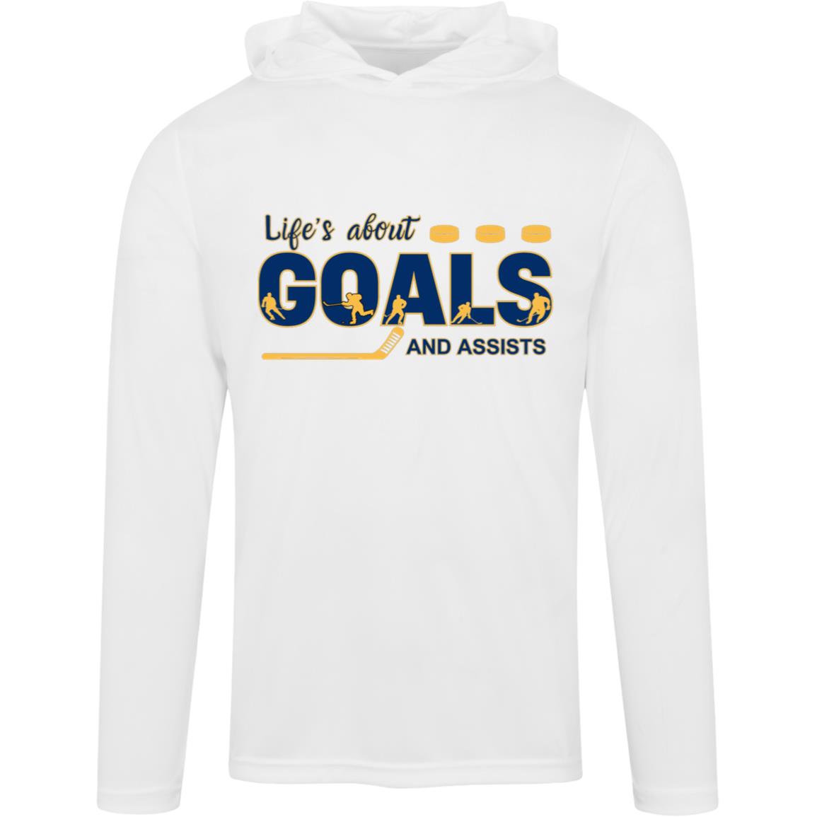 Goals and Assists TT41 Team 365 Mens Zone Hooded Tee