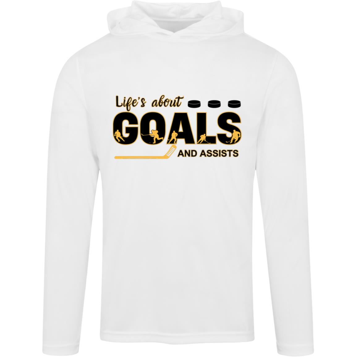 Goals and Assists TT41 Team 365 Mens Zone Hooded Tee