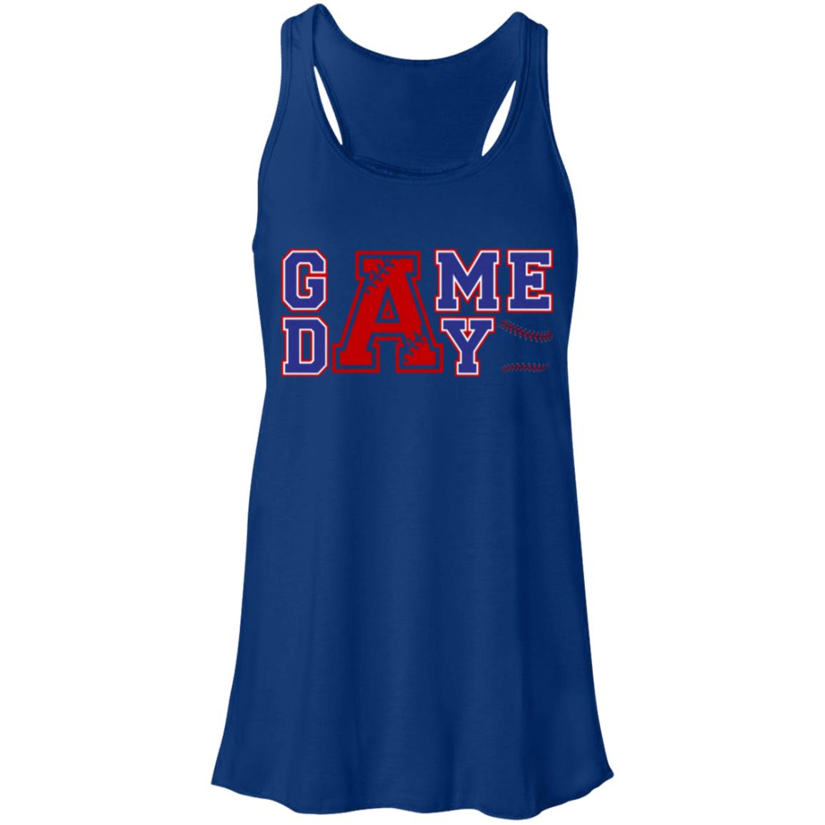 Game Day B8800 Flowy Racerback Tank