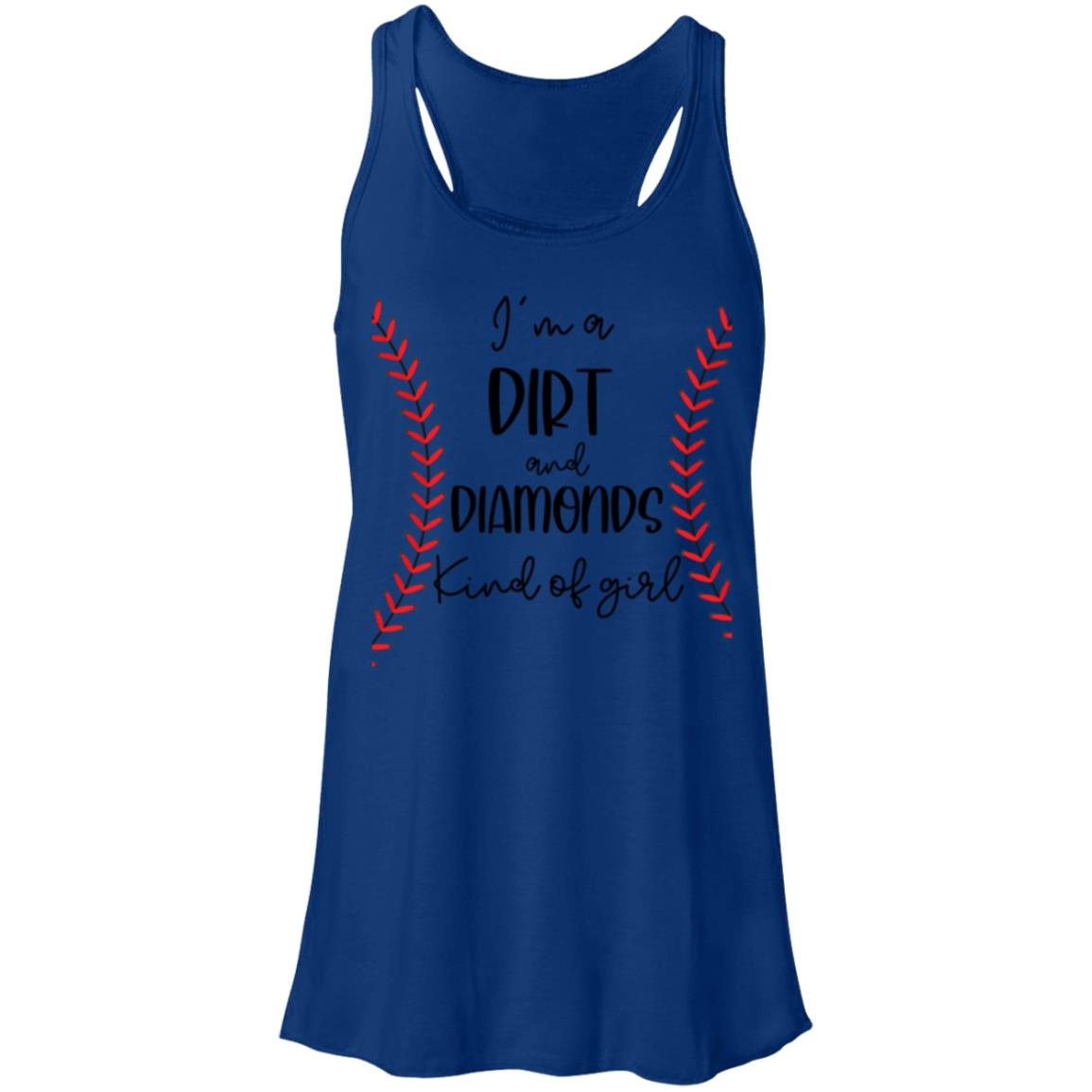 Dirt & Diamonds B8800 Flowy Racerback Tank