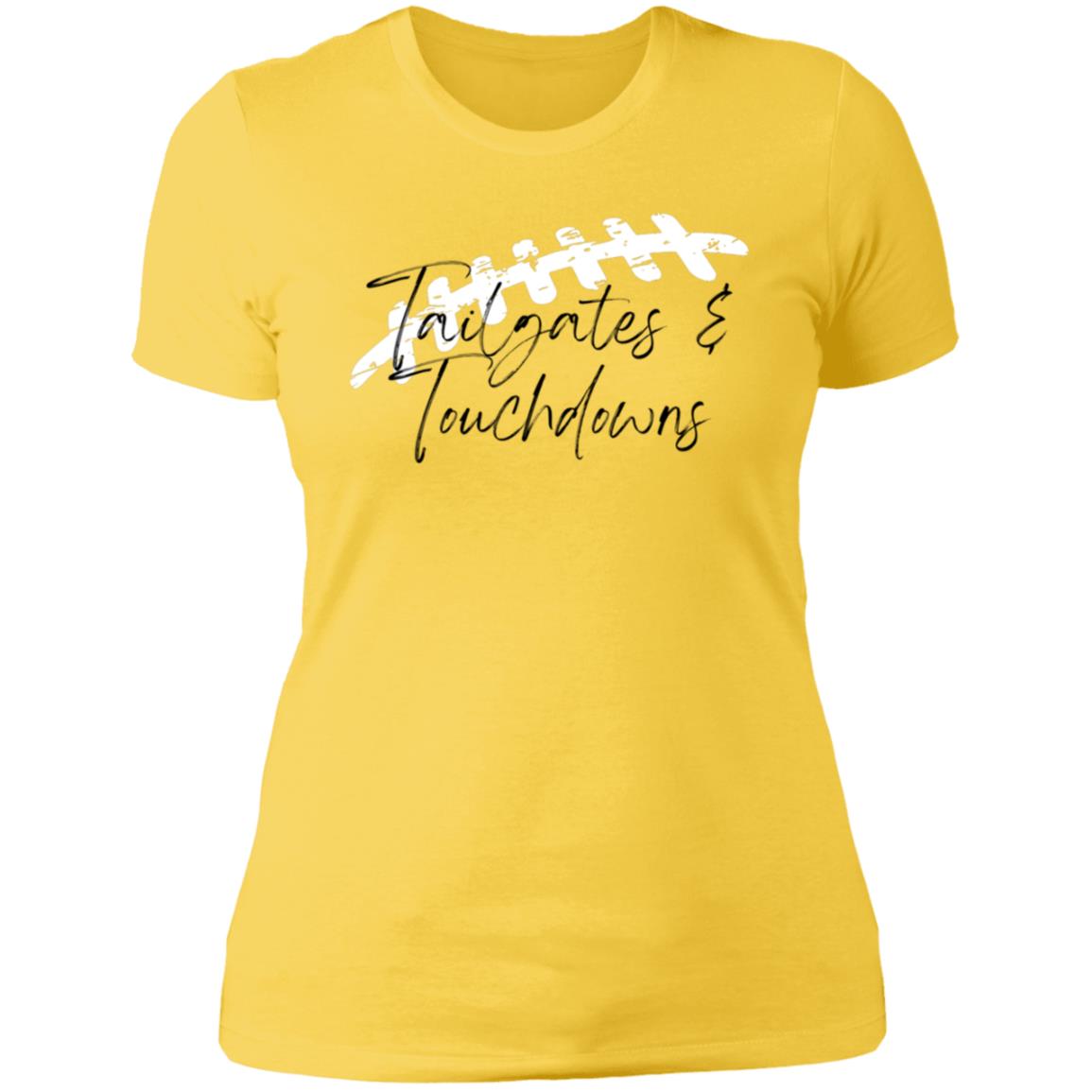 Tailgates and Touchdowns NL3900 Ladies' Boyfriend T-Shirt