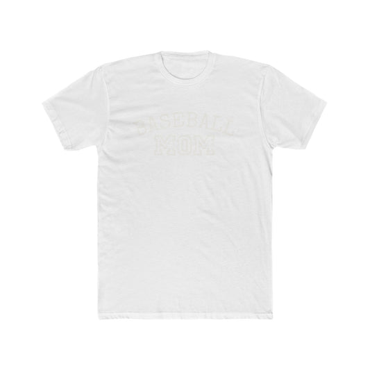 Baseball Mom Unisex Cotton Crew Tee