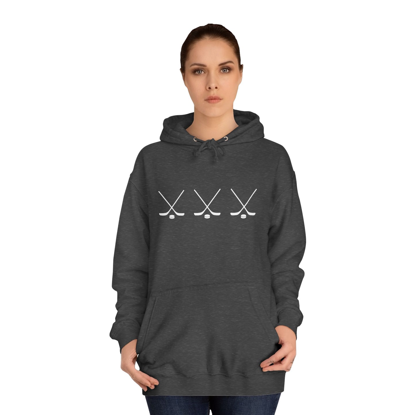 Hockey Sticks Unisex College Hoodie