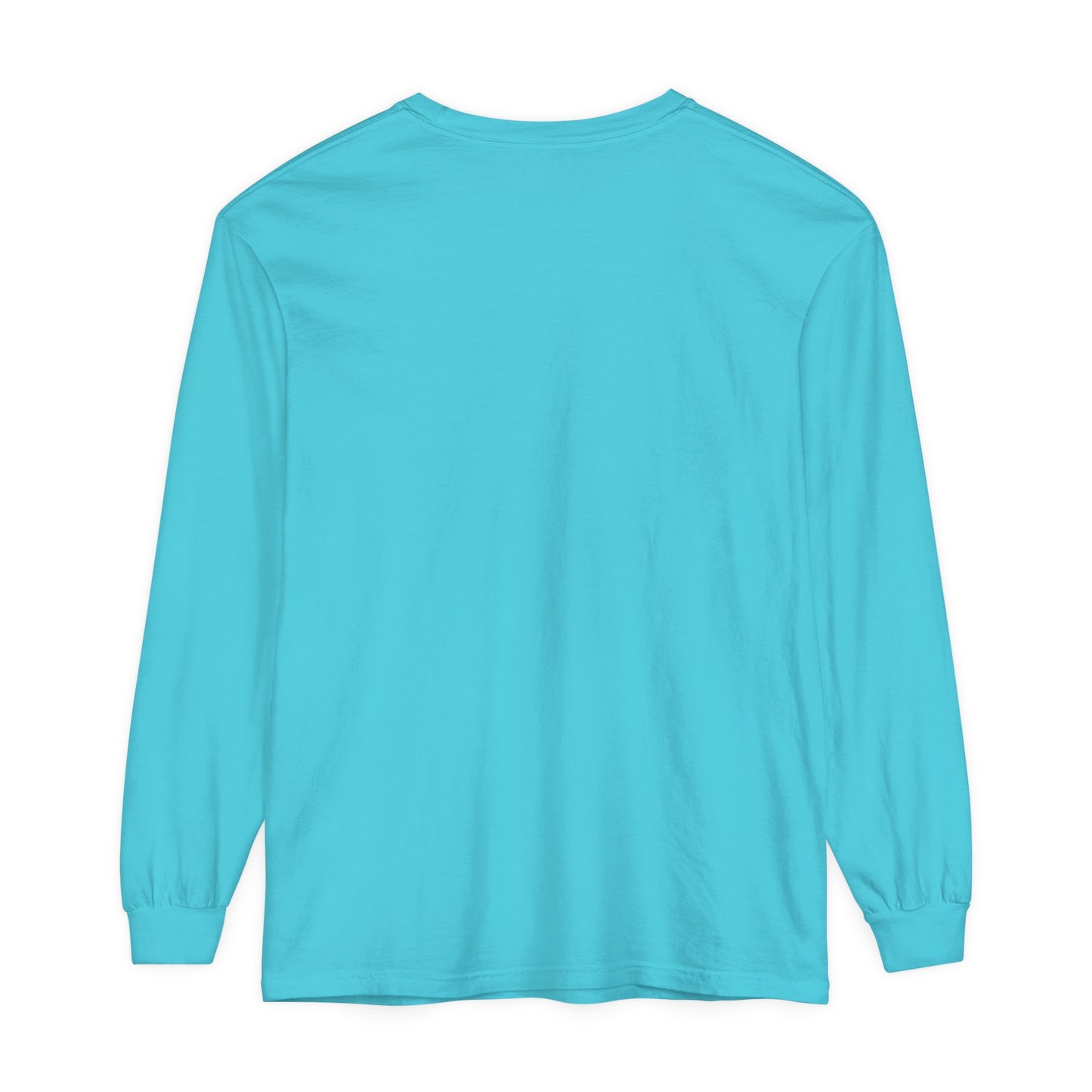 Tick or Treat Ghost Unisex Garment-dyed Long Sleeve T-Shirt