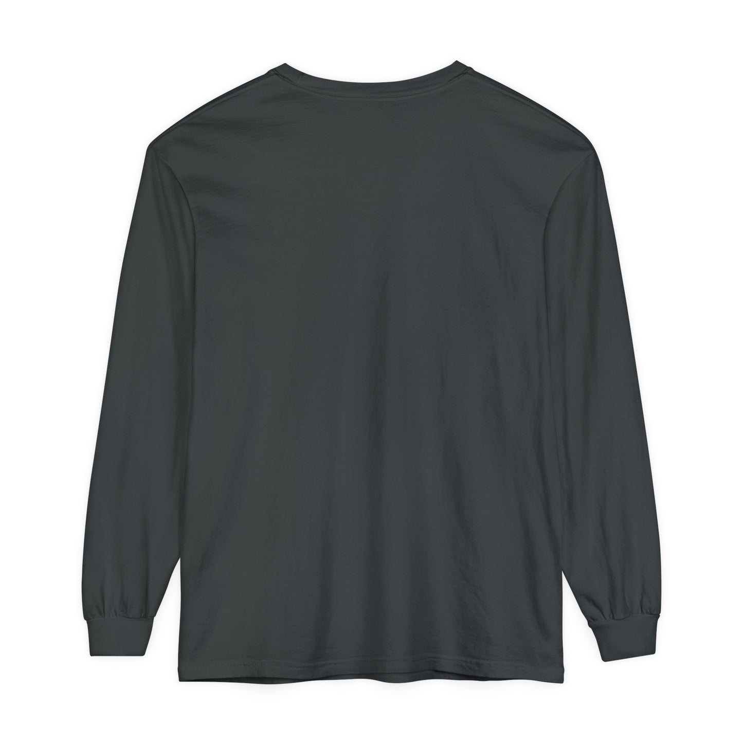 Baseball Ghost Unisex Garment-dyed Long Sleeve T-Shirt