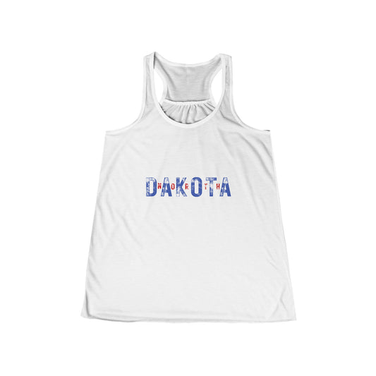 North Dakota Women's Flowy Racerback Tank