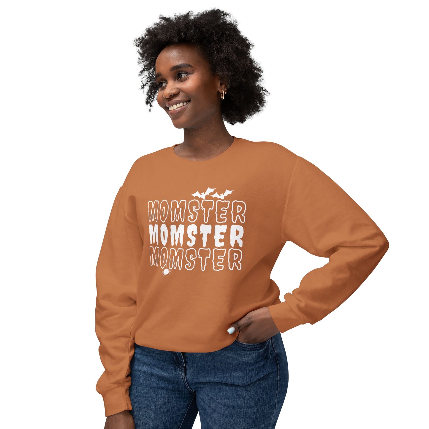 Momster Unisex Lightweight Crewneck Sweatshirt