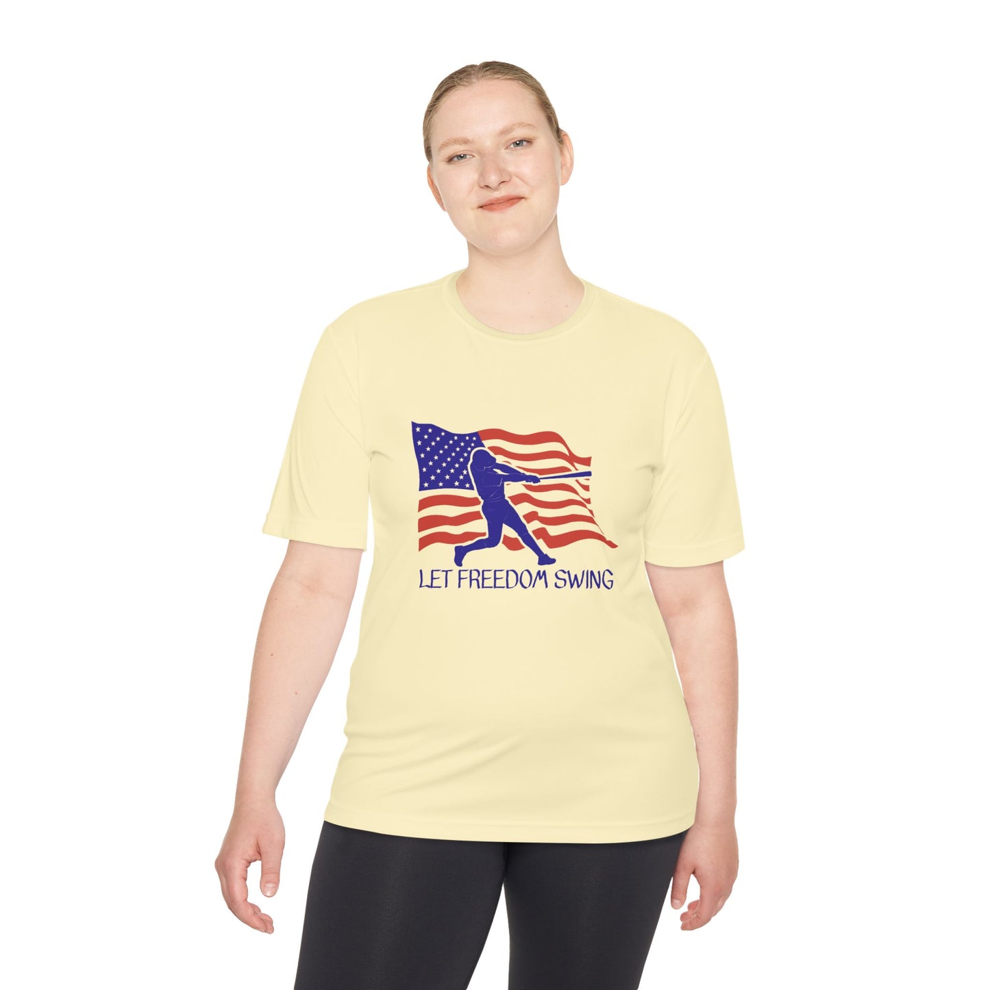 Let Freedom Swing Unisex Moisture Wicking Tee