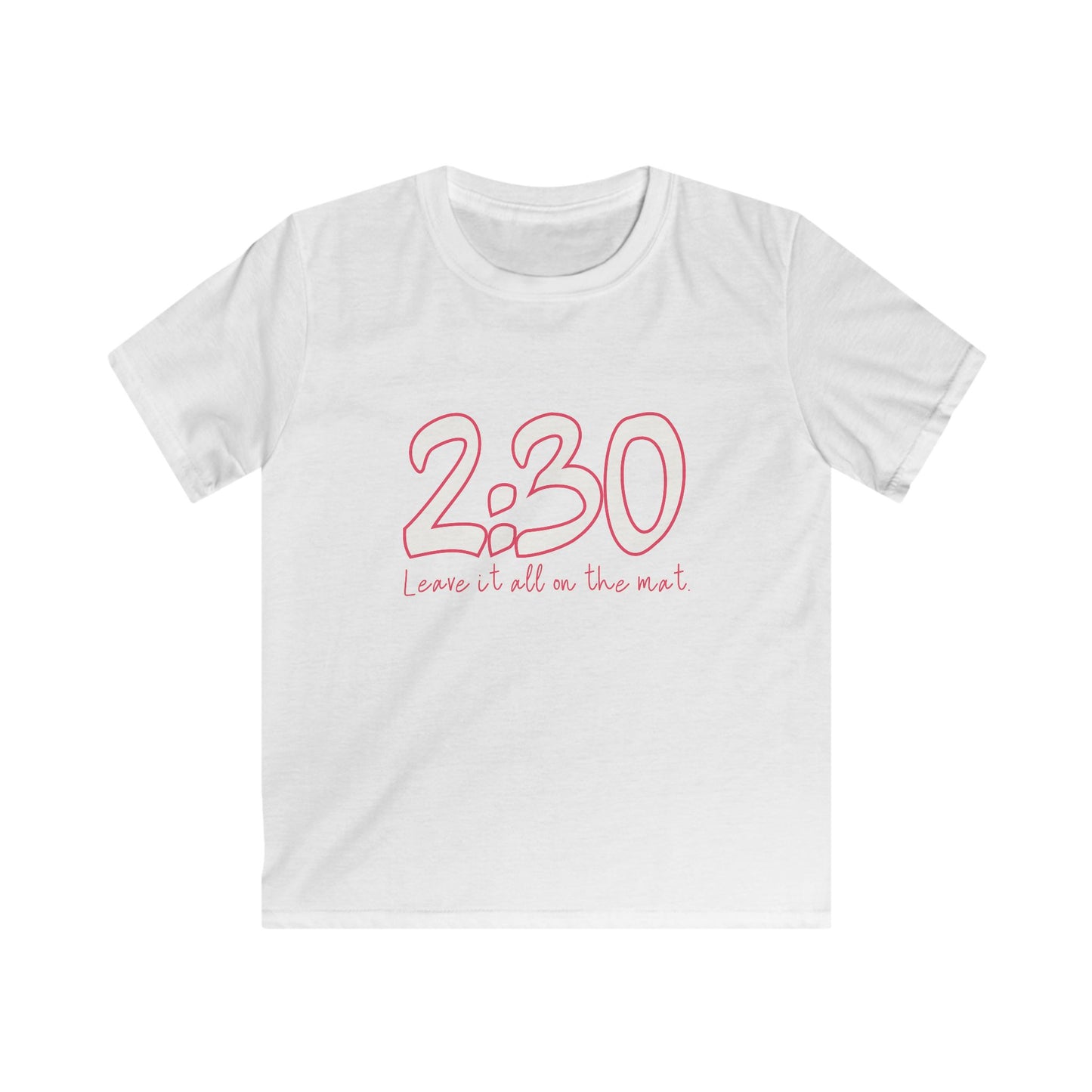 Leave it all on the Mat Kids Softstyle Tee