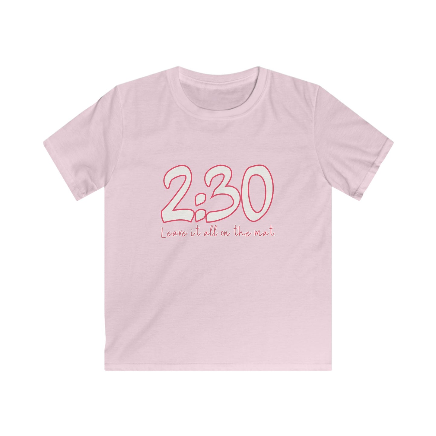 Leave it all on the Mat Kids Softstyle Tee