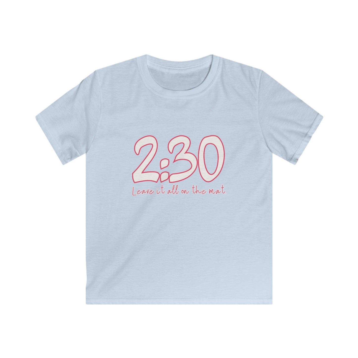Leave it all on the Mat Kids Softstyle Tee