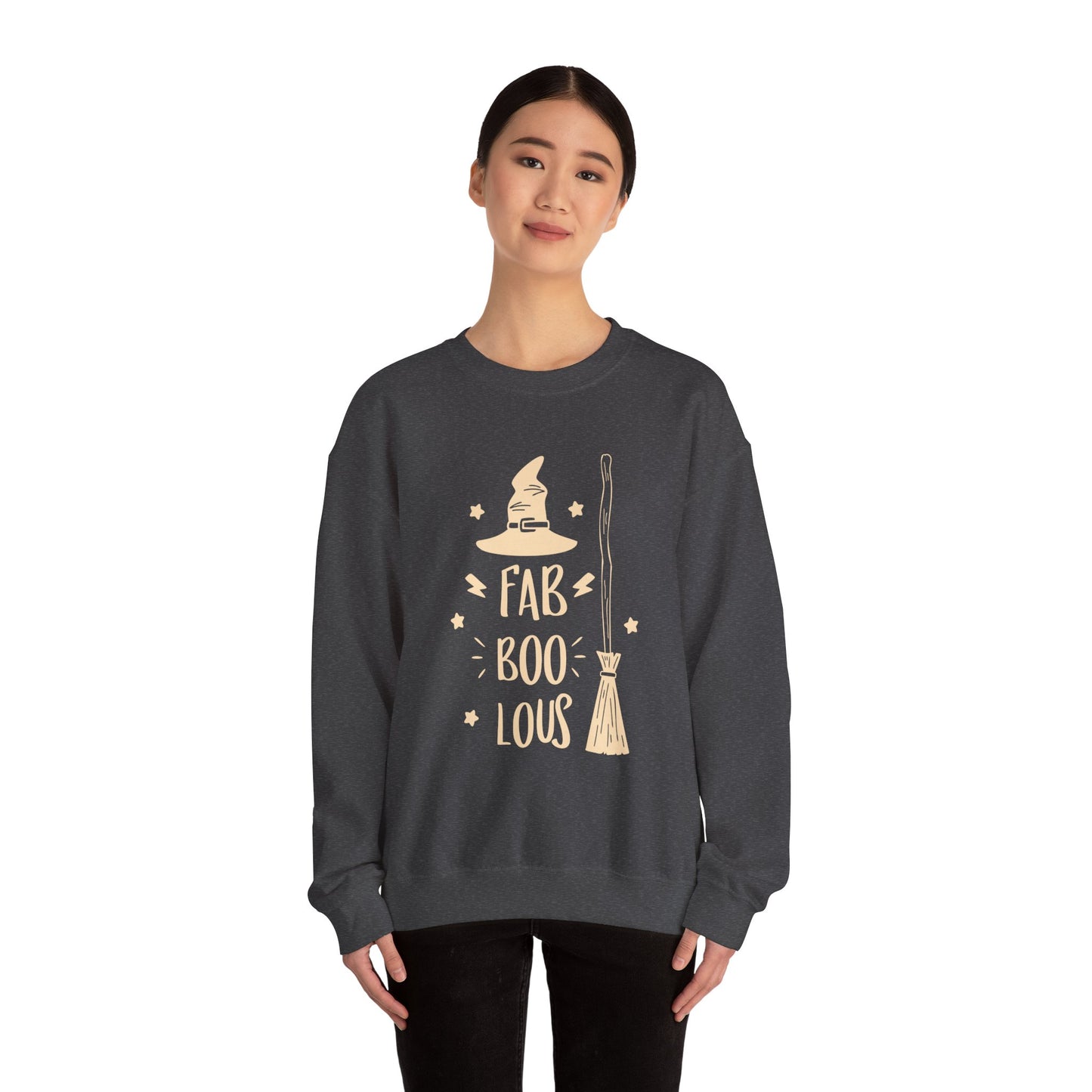 Fab Boo Lous Unisex Heavy Blend™ Crewneck Sweatshirt