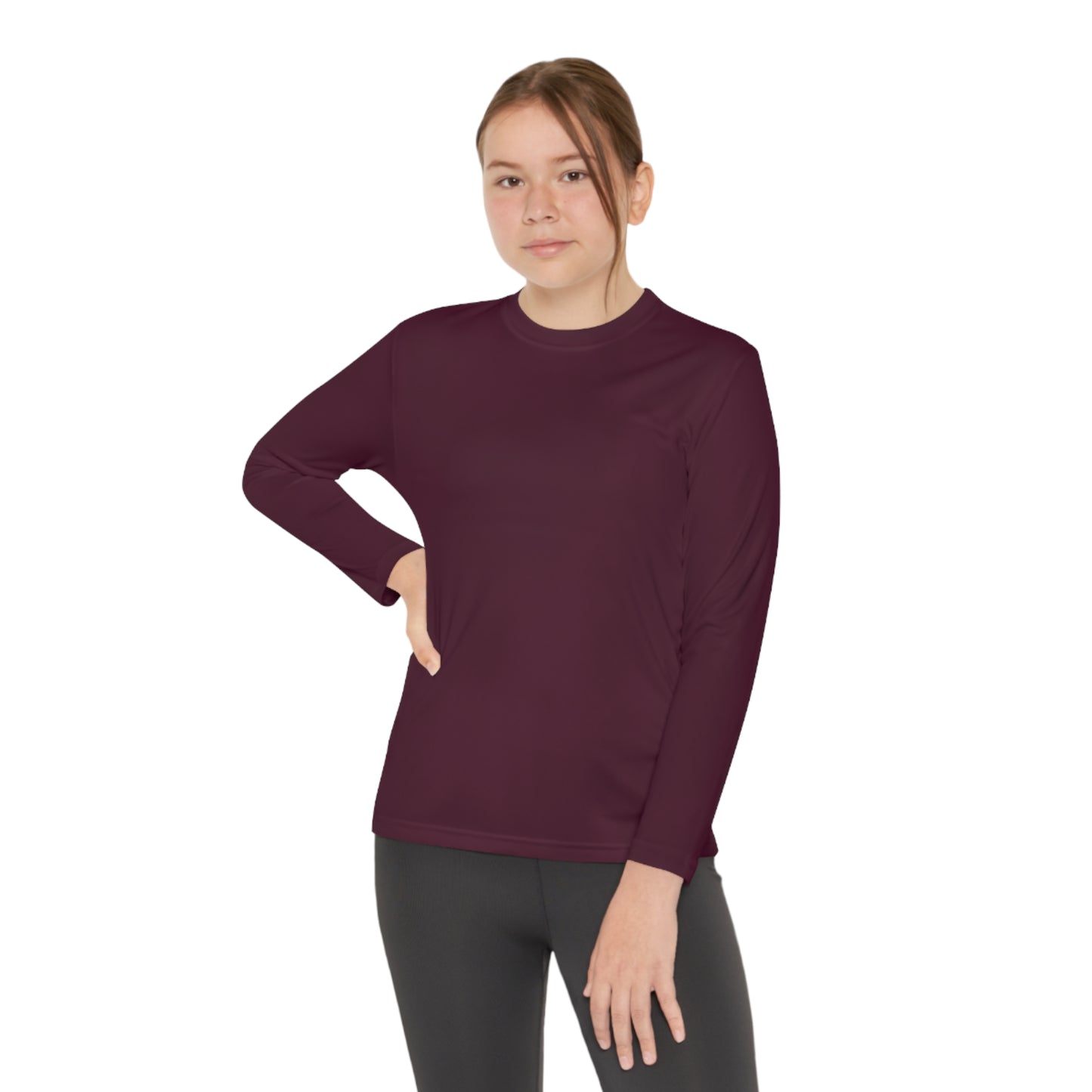Hey Boo Youth Long Sleeve Competitor Tee