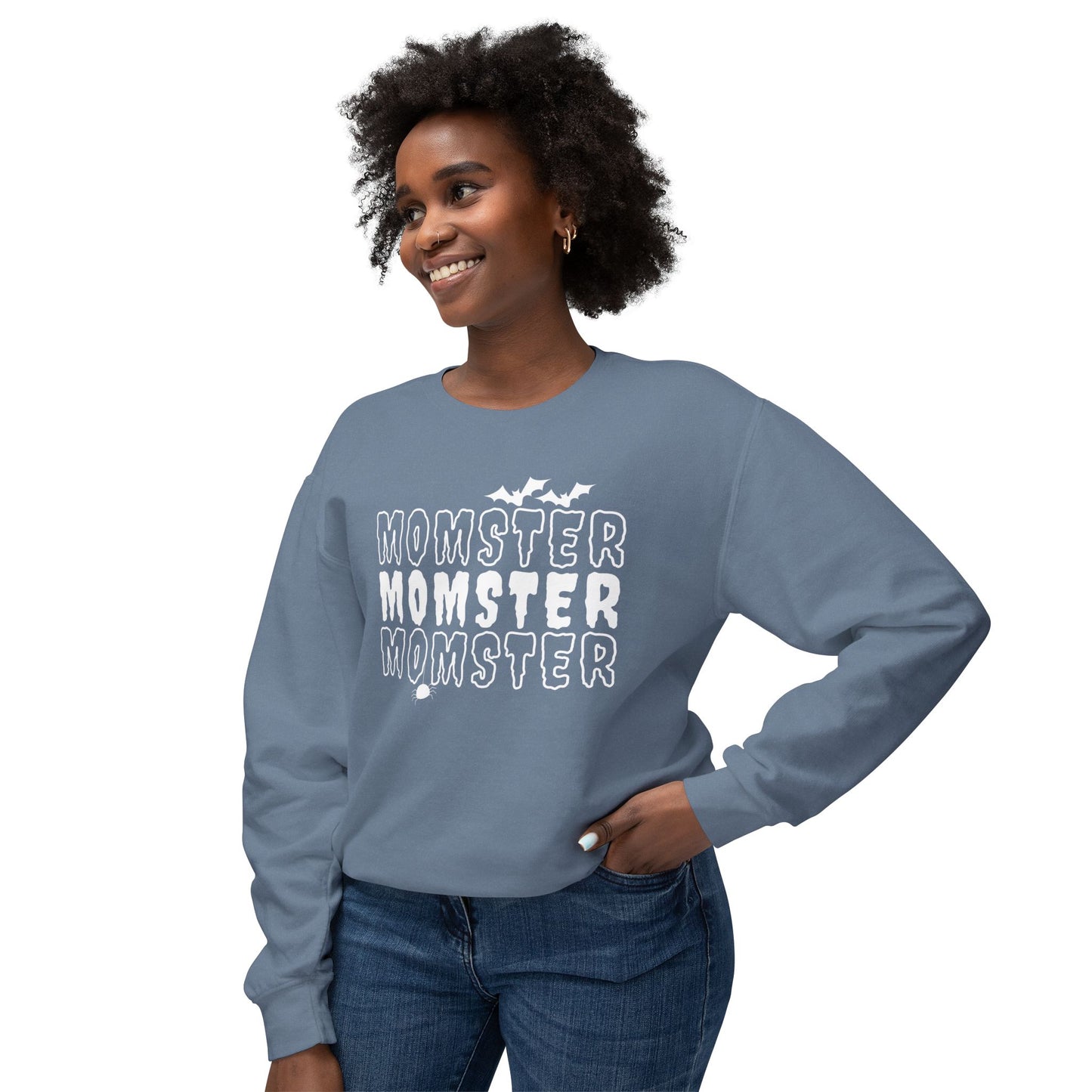 Momster Unisex Lightweight Crewneck Sweatshirt