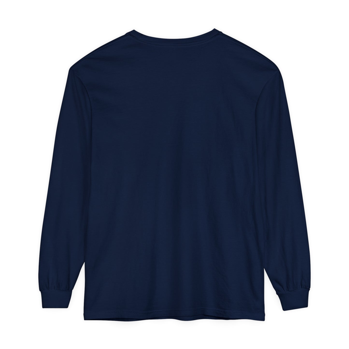 Basketball Ghost Unisex Garment-dyed Long Sleeve T-Shirt