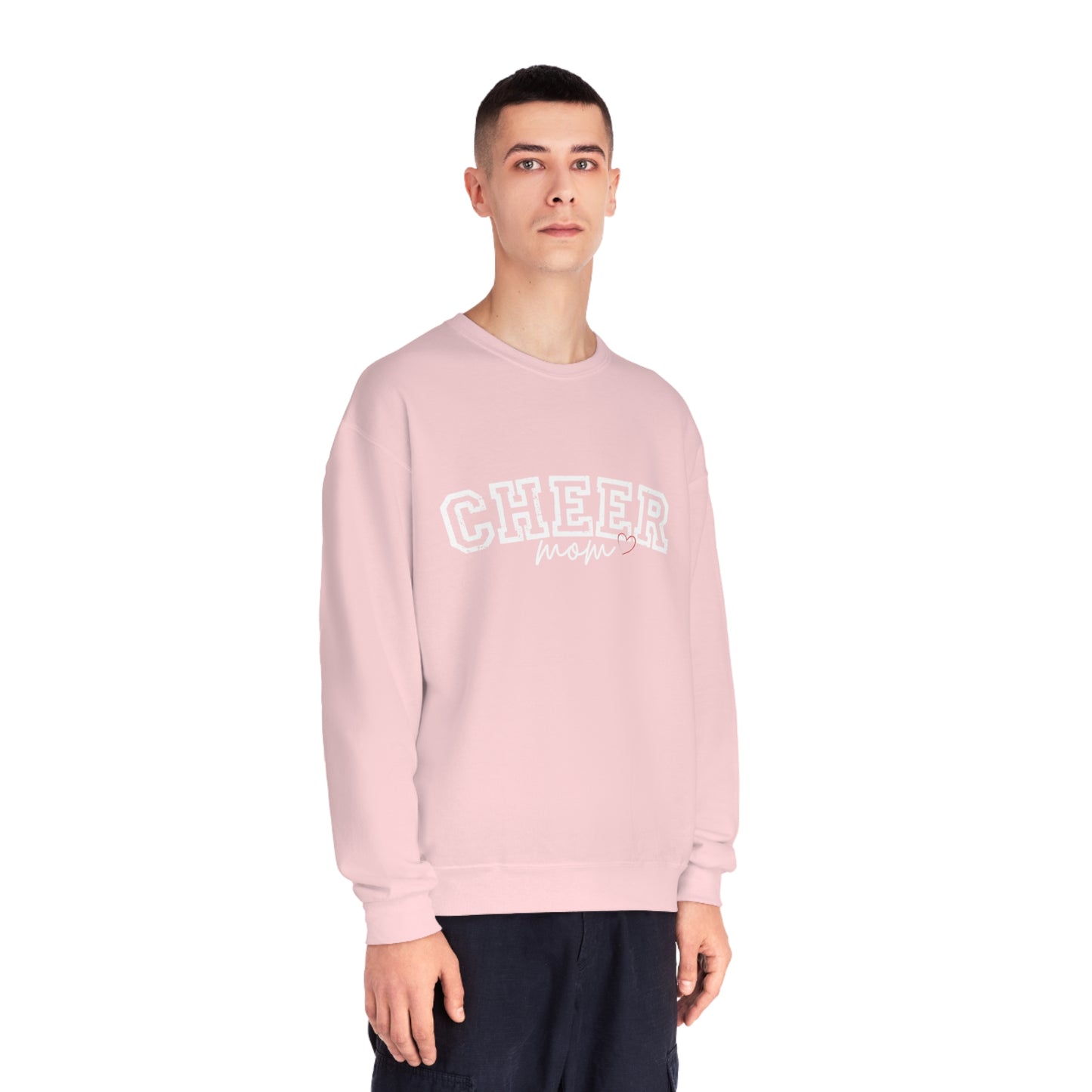 CHEER mom heart Unisex NuBlend® Crewneck Sweatshirt