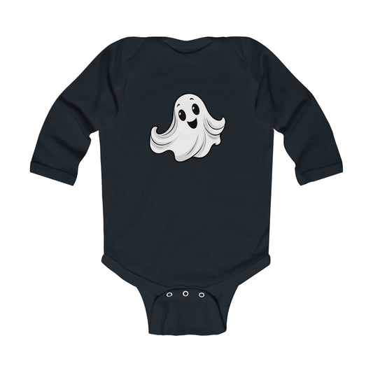 Cute Ghost Infant Long Sleeve Bodysuit