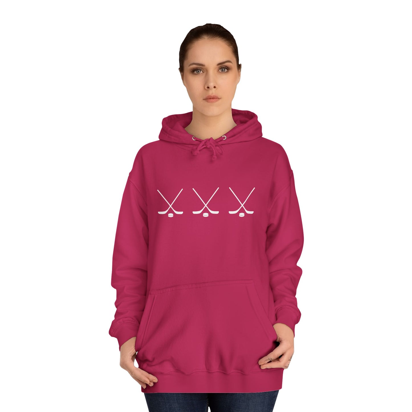 Hockey Sticks Unisex College Hoodie
