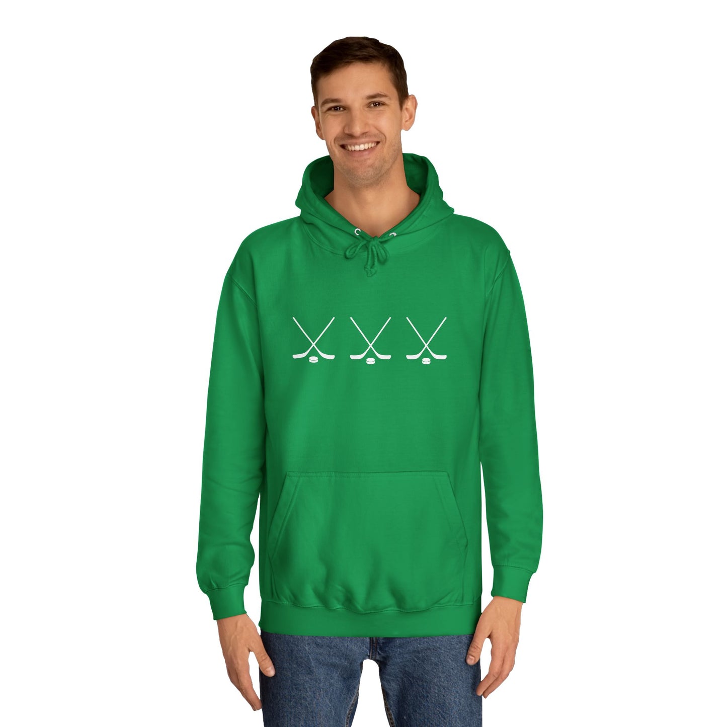 Hockey Sticks Unisex College Hoodie