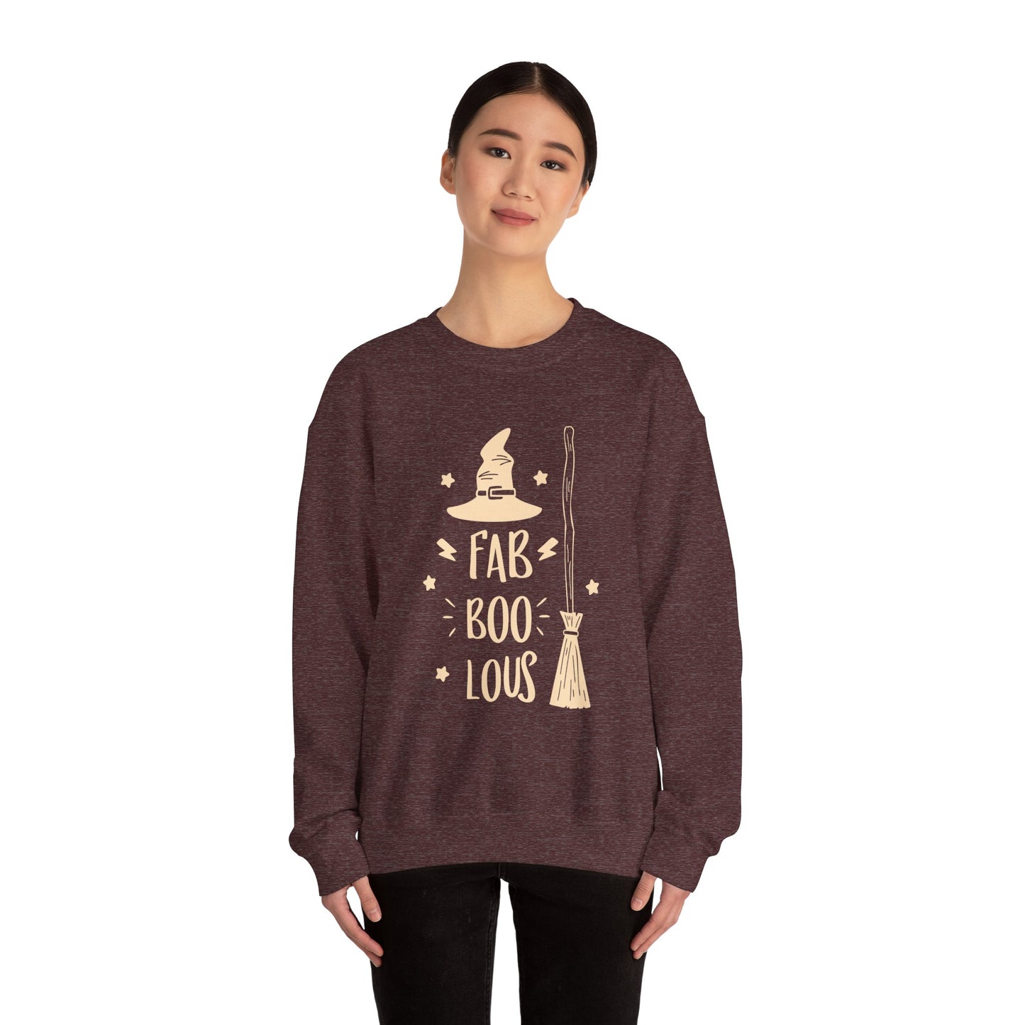 Fab Boo Lous Unisex Heavy Blend™ Crewneck Sweatshirt