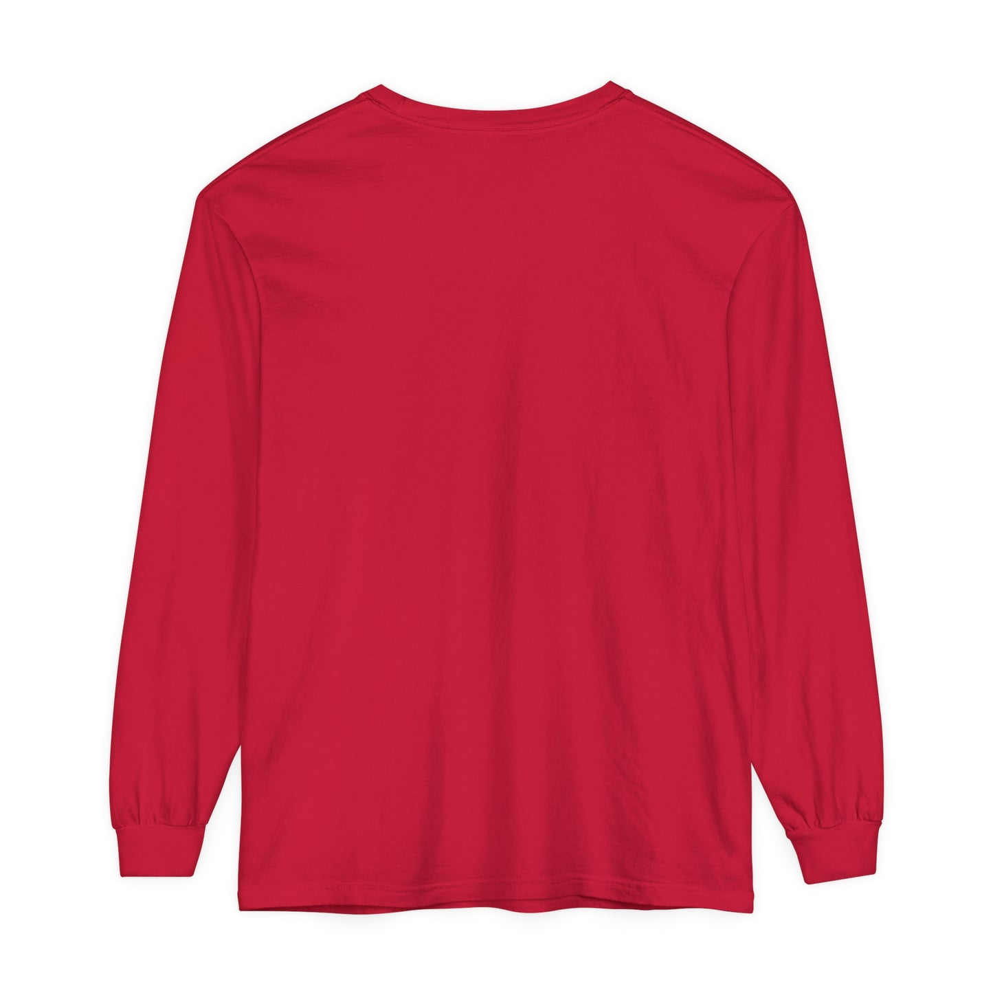 Football Ghost Unisex Garment-dyed Long Sleeve T-Shirt