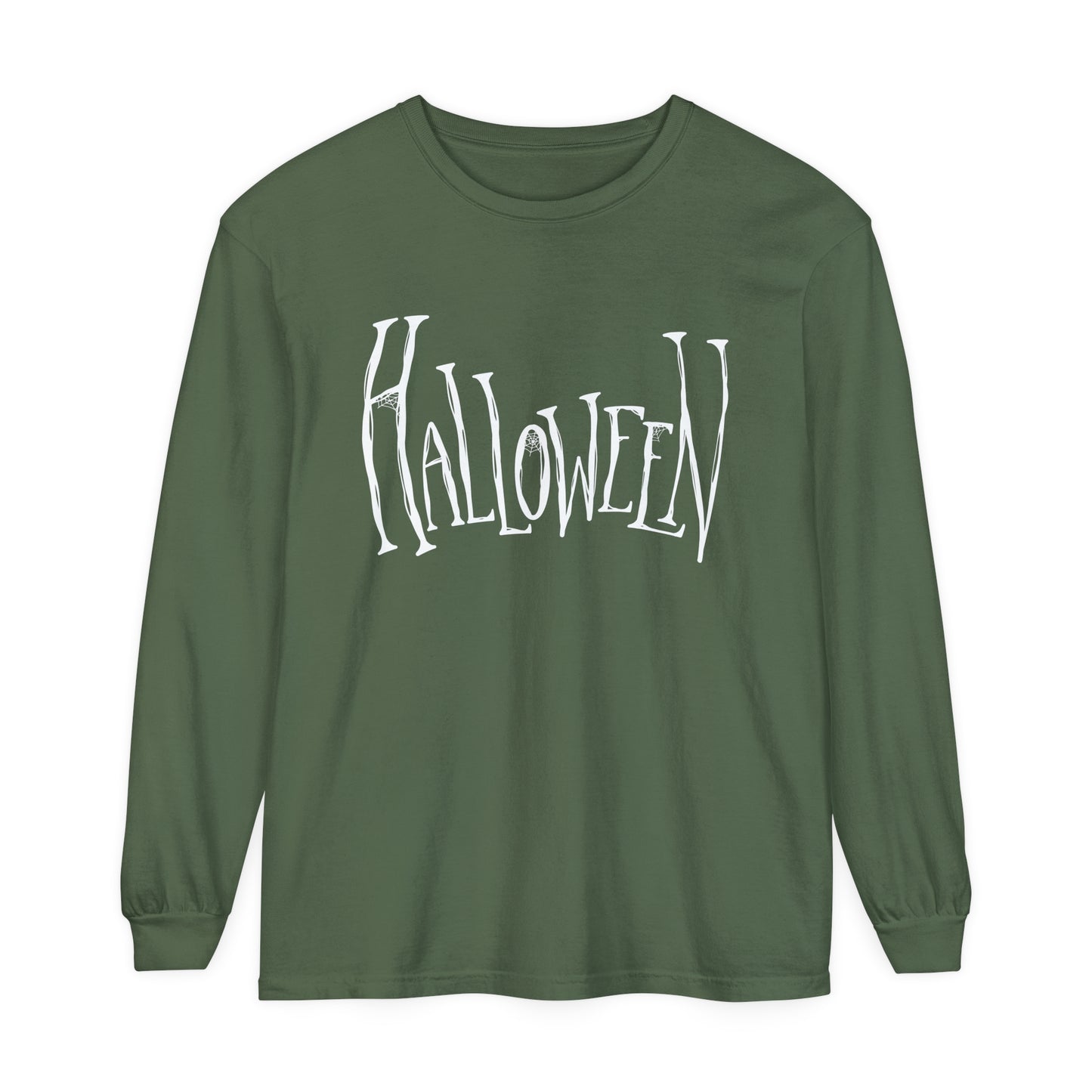 Halloween Unisex Garment-dyed Long Sleeve T-Shirt
