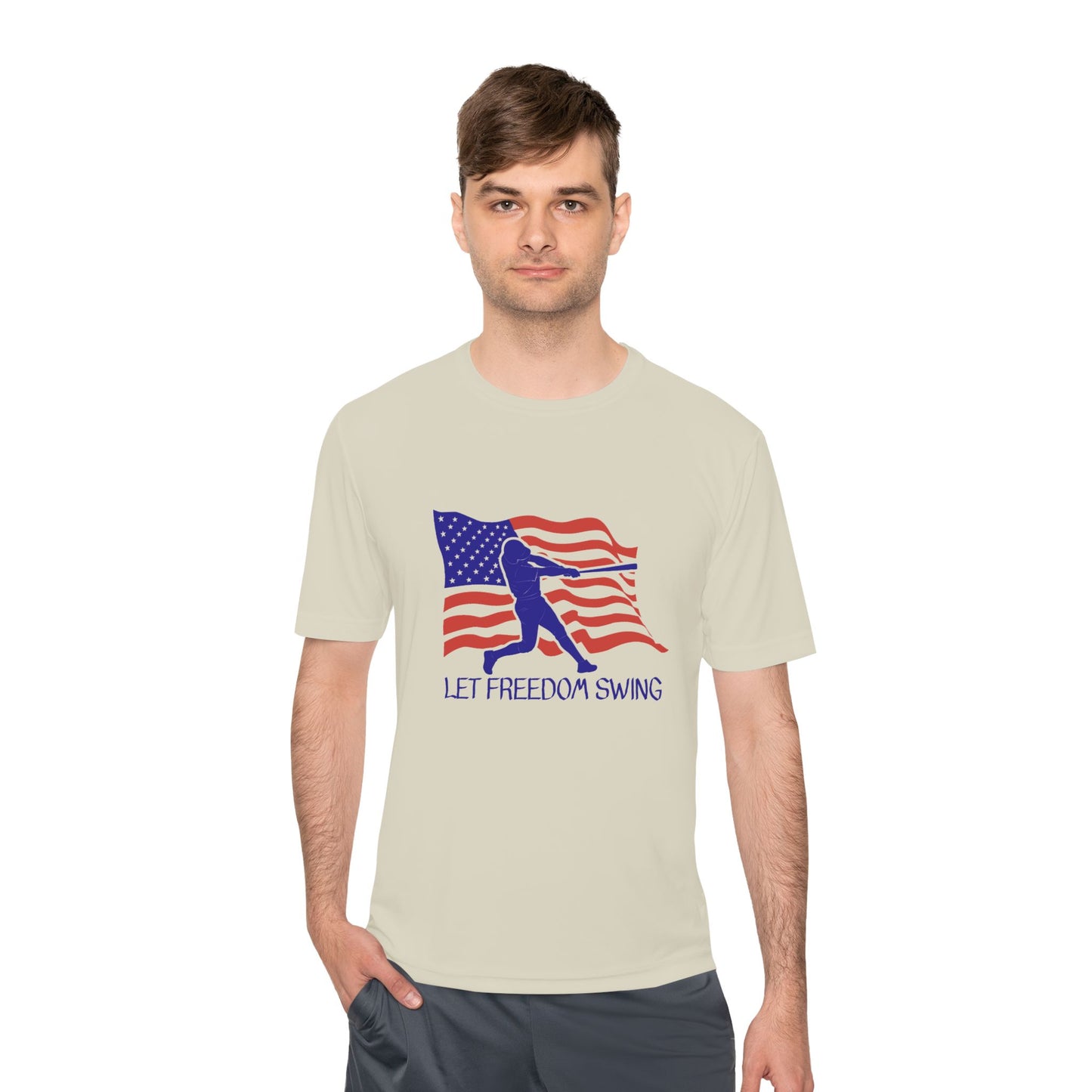 Let Freedom Swing Unisex Moisture Wicking Tee