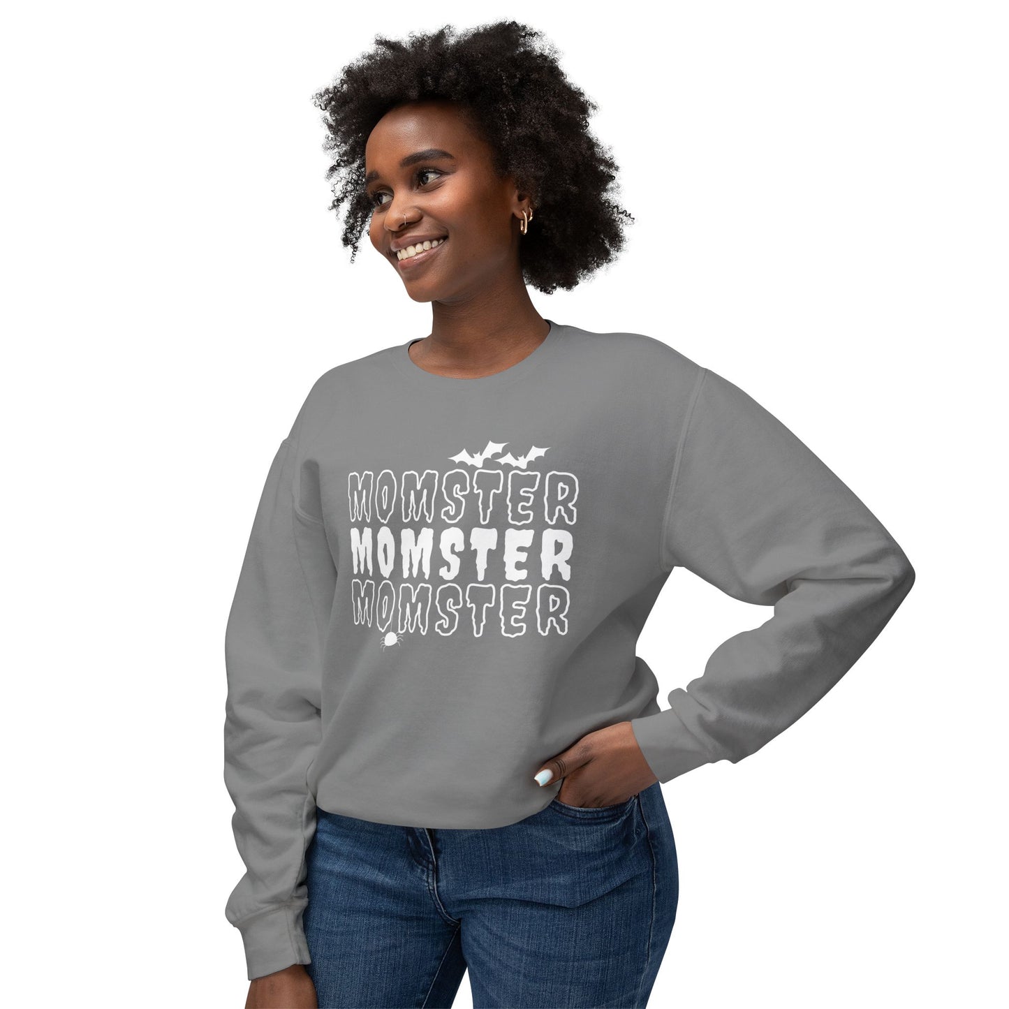 Momster Unisex Lightweight Crewneck Sweatshirt