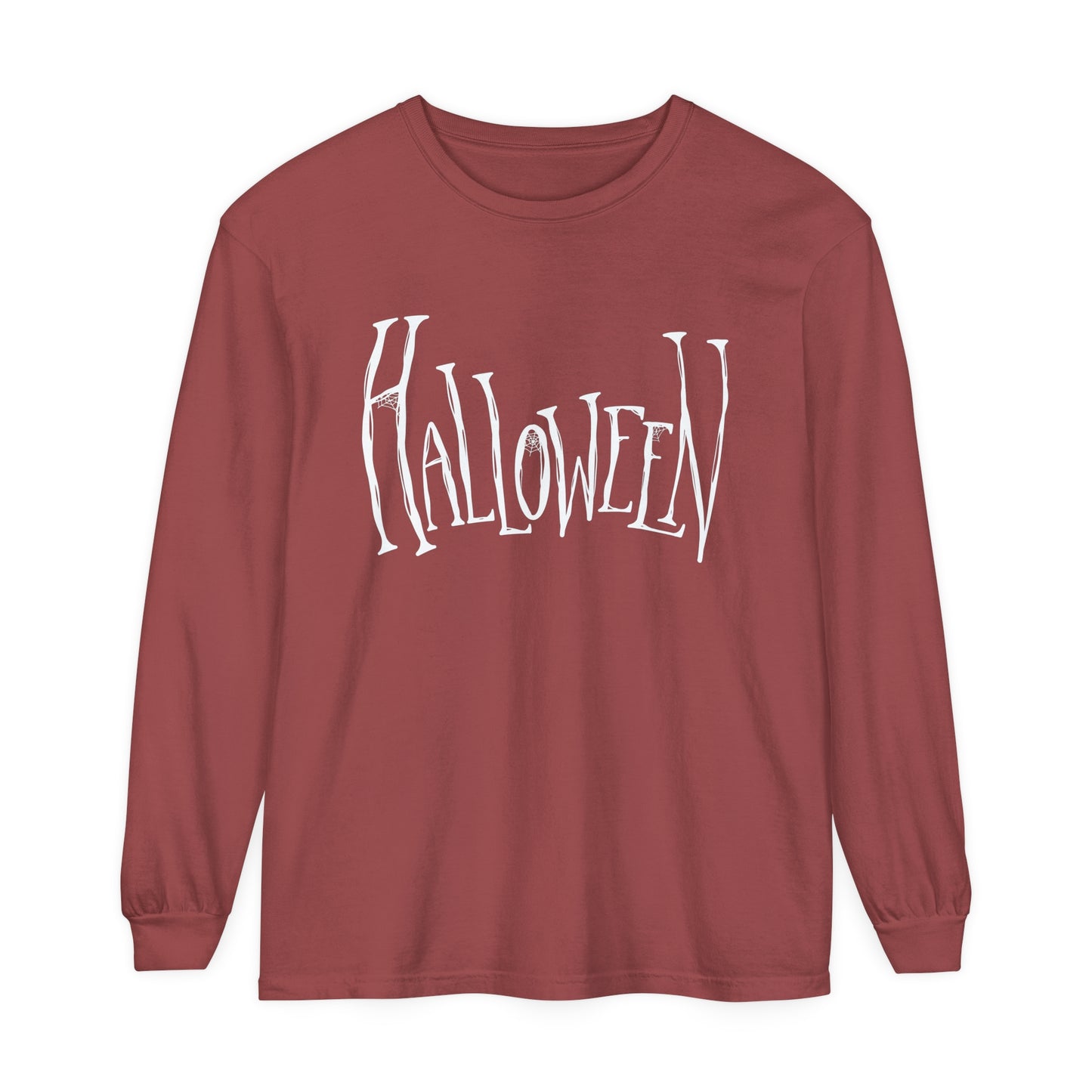 Halloween Unisex Garment-dyed Long Sleeve T-Shirt