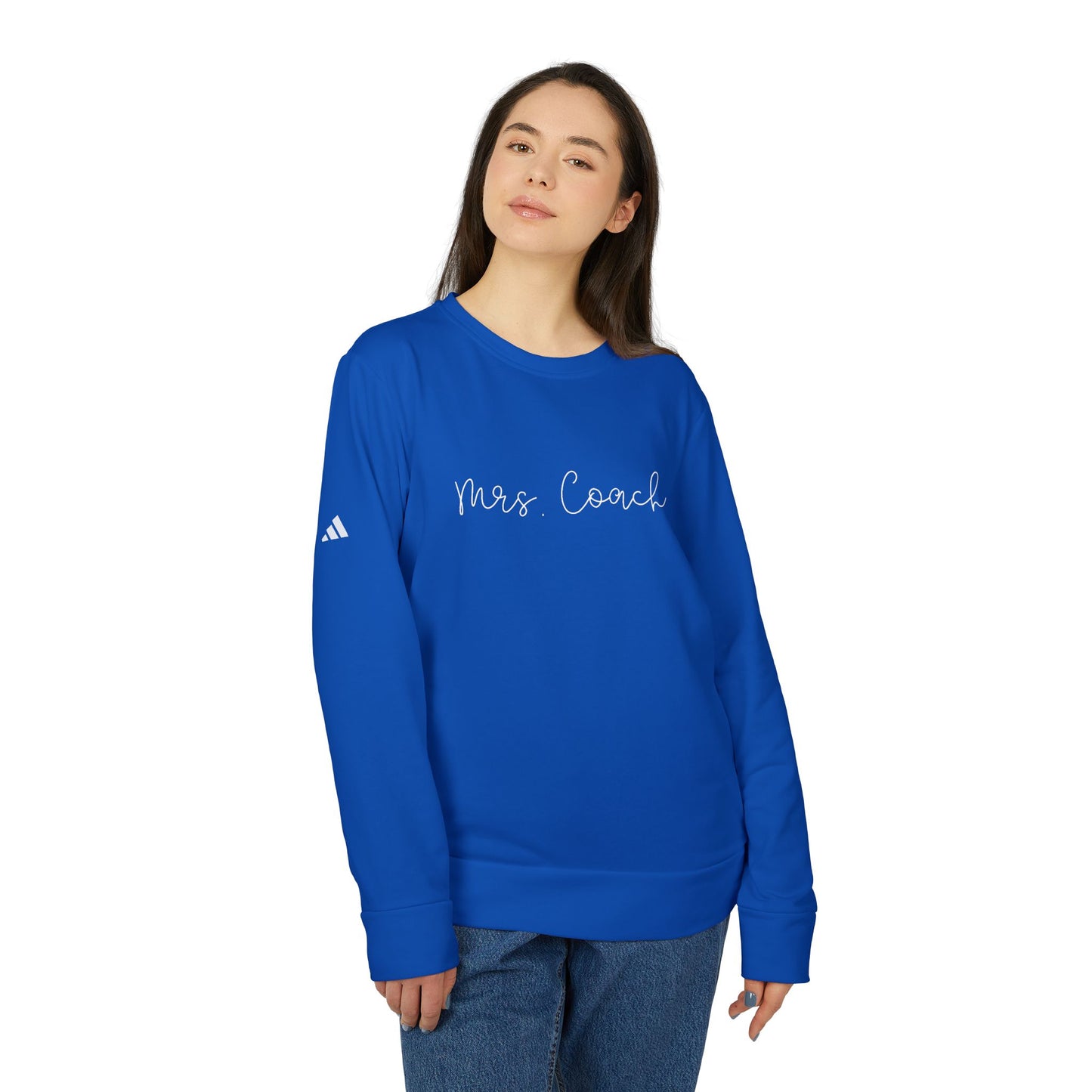 Mrs. Coach Adidas Unisex Fleece Crewneck Sweatshirt