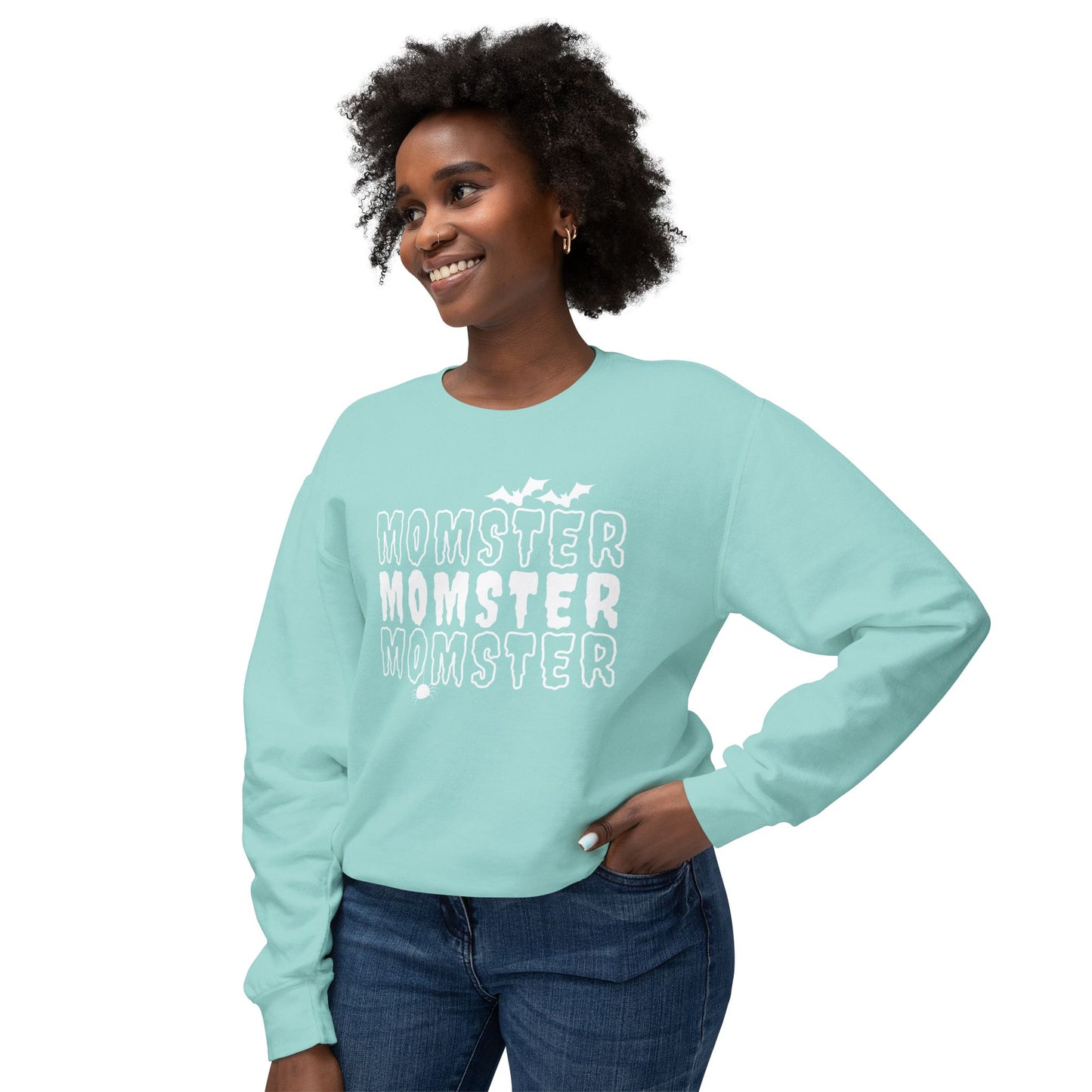 Momster Unisex Lightweight Crewneck Sweatshirt