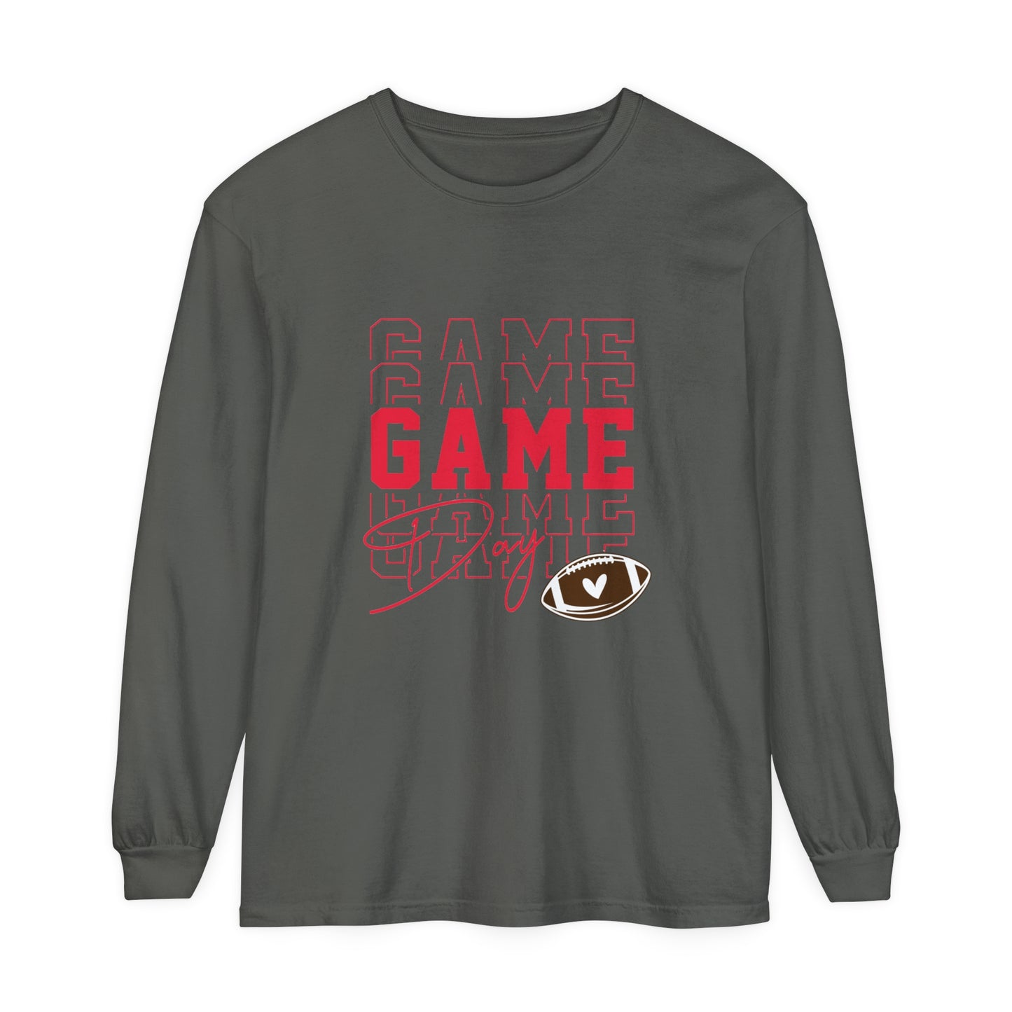 Game Day Triple Unisex Garment-dyed Long Sleeve T-Shirt