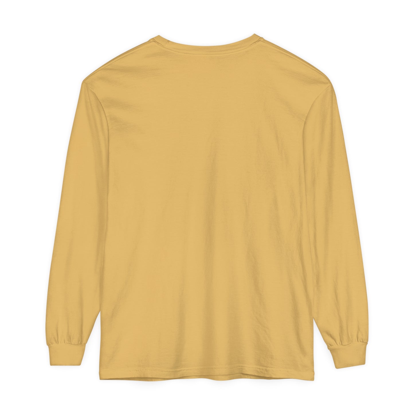 Game Day Curved Block Unisex Garment-dyed Long Sleeve T-Shirt